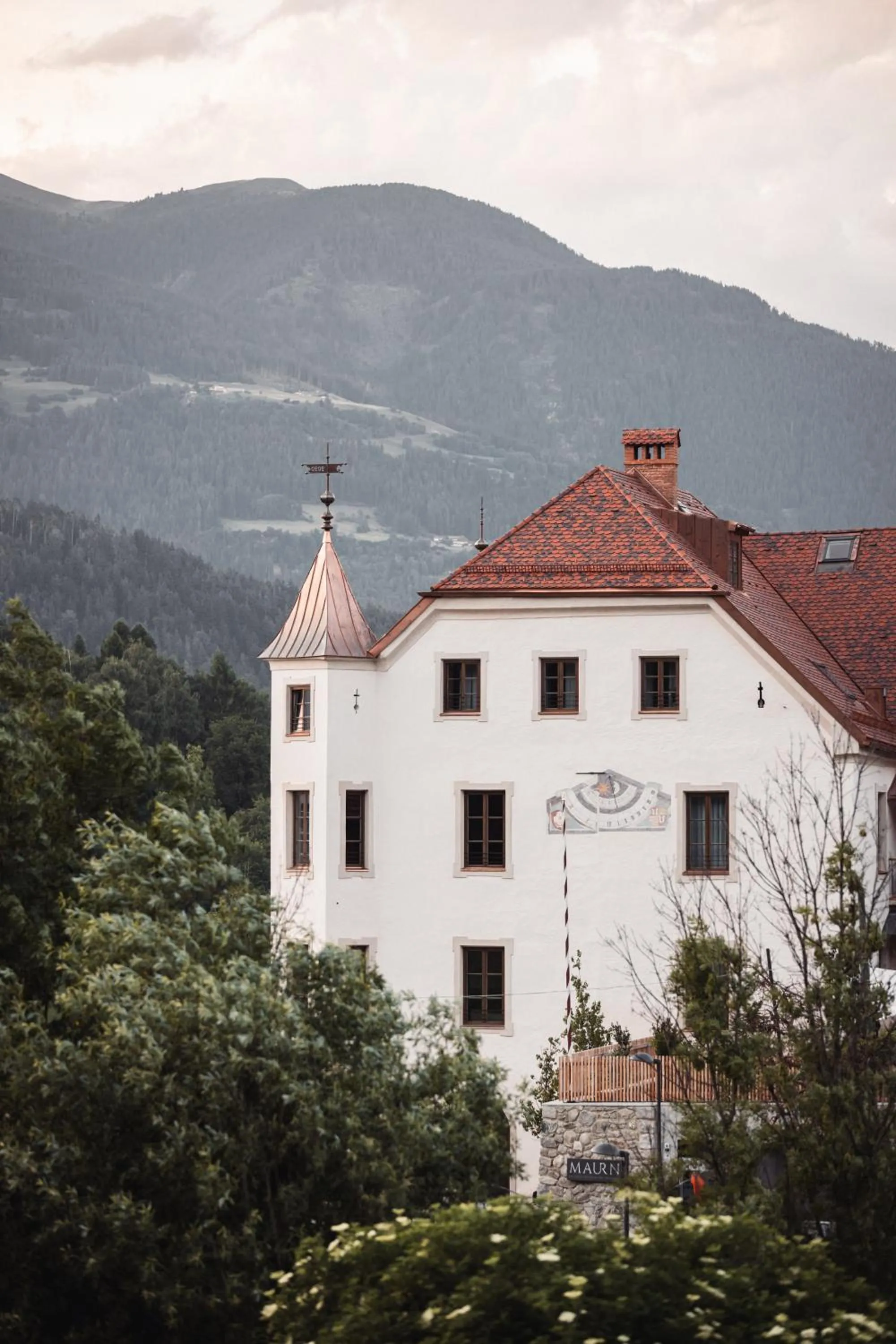 Property building in Castel Maurn Dolomites