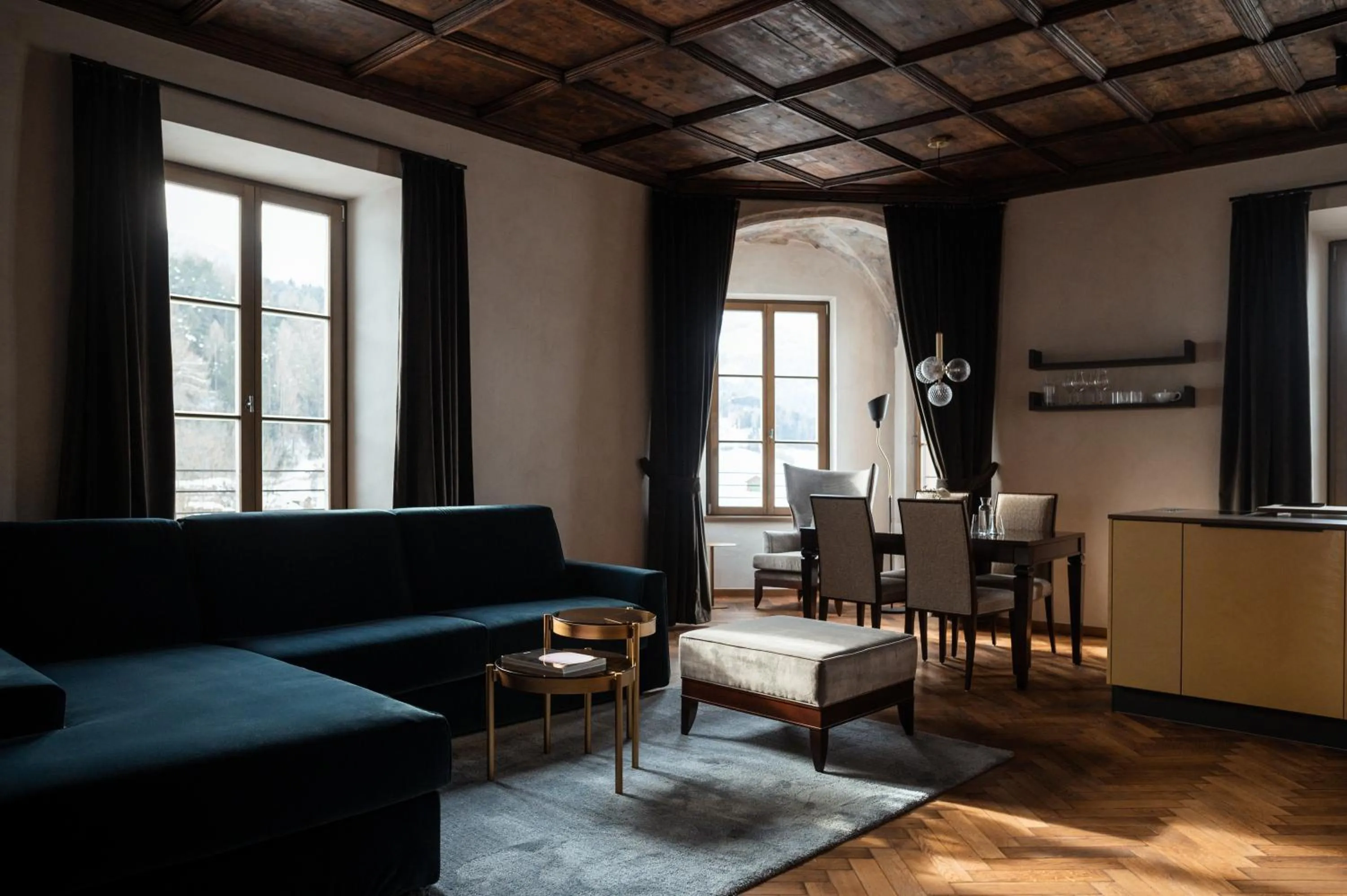 Living room in Castel Maurn Dolomites