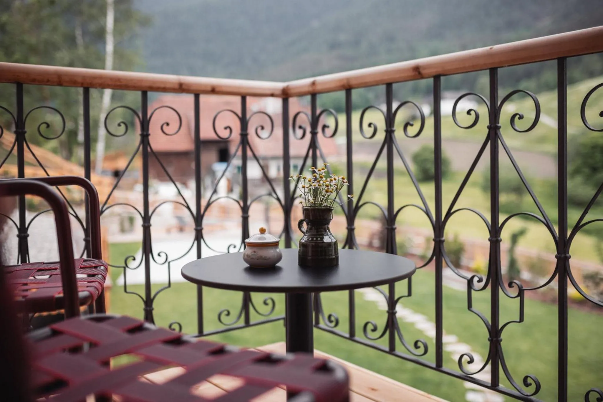 Balcony/Terrace in Castel Maurn Dolomites