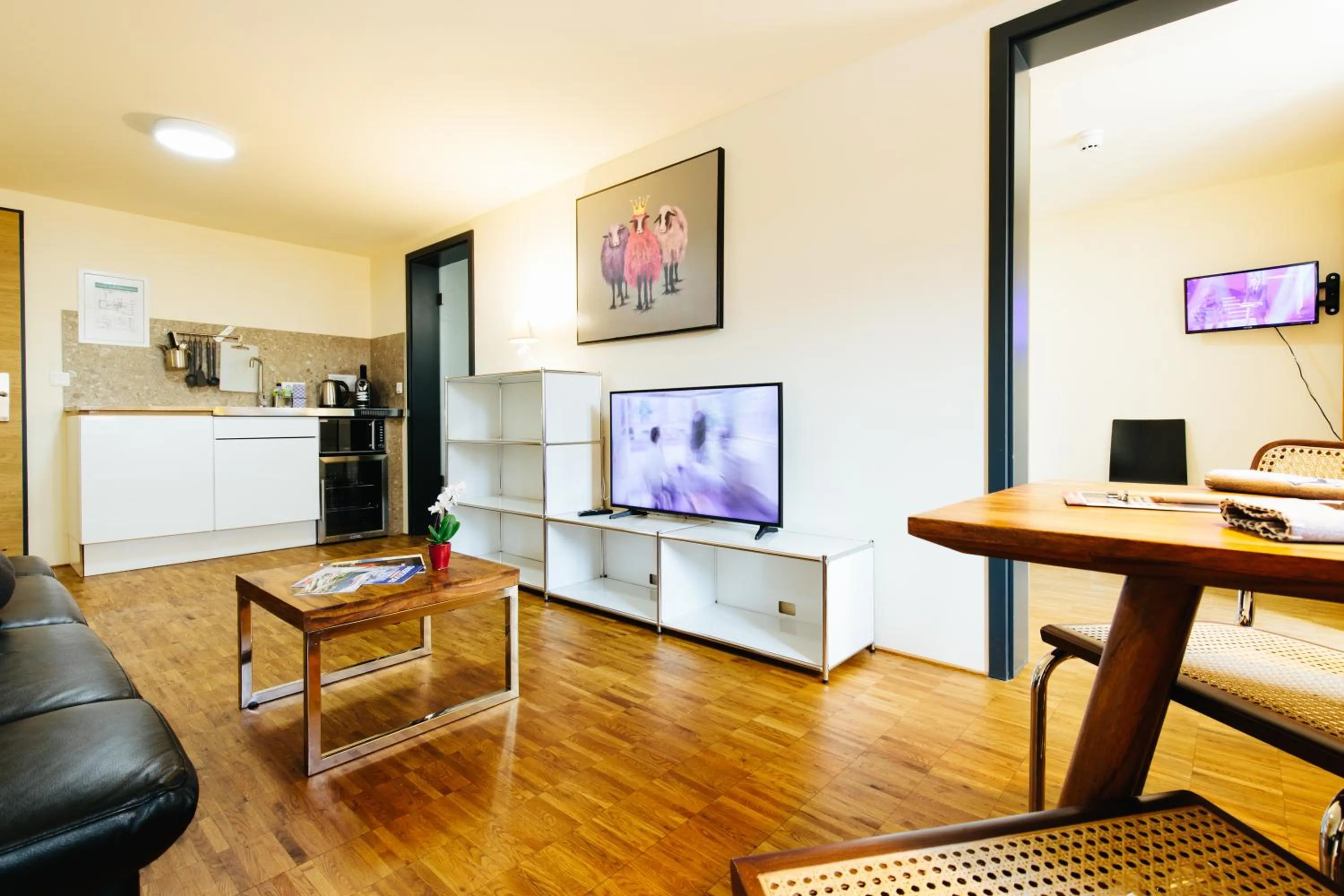 Living room in Apartmenthotel Oberstdorf