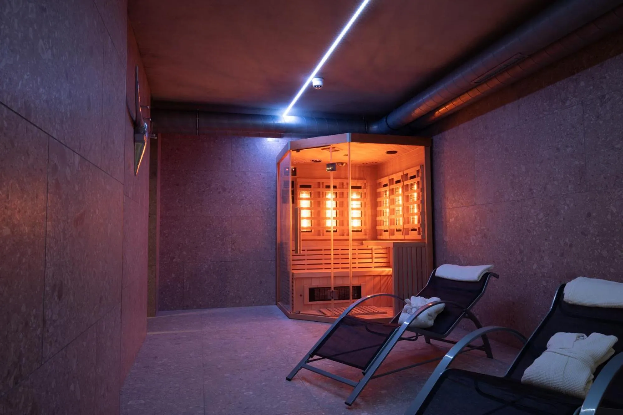Sauna in Apartmenthotel Oberstdorf