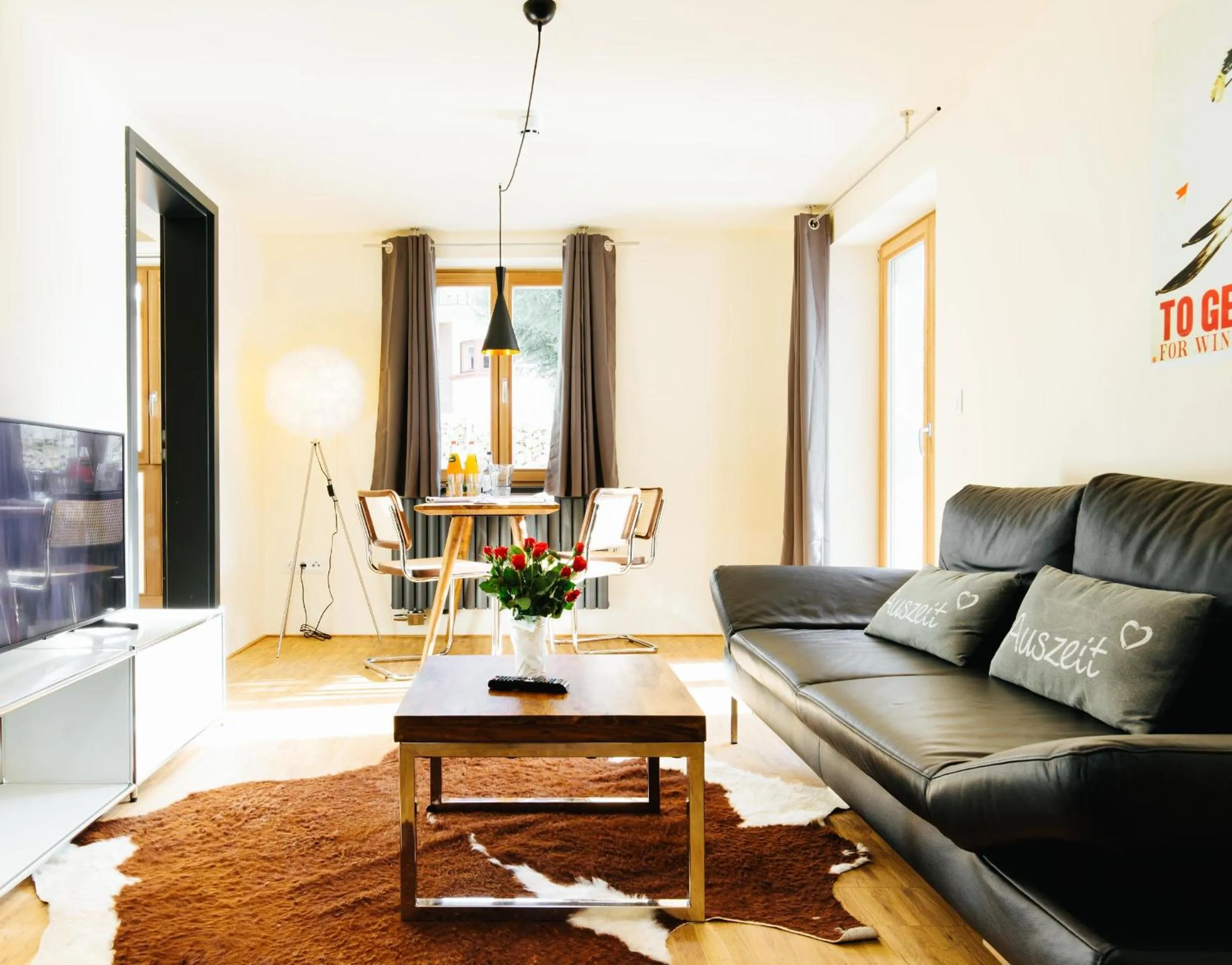Living room in Apartmenthotel Oberstdorf