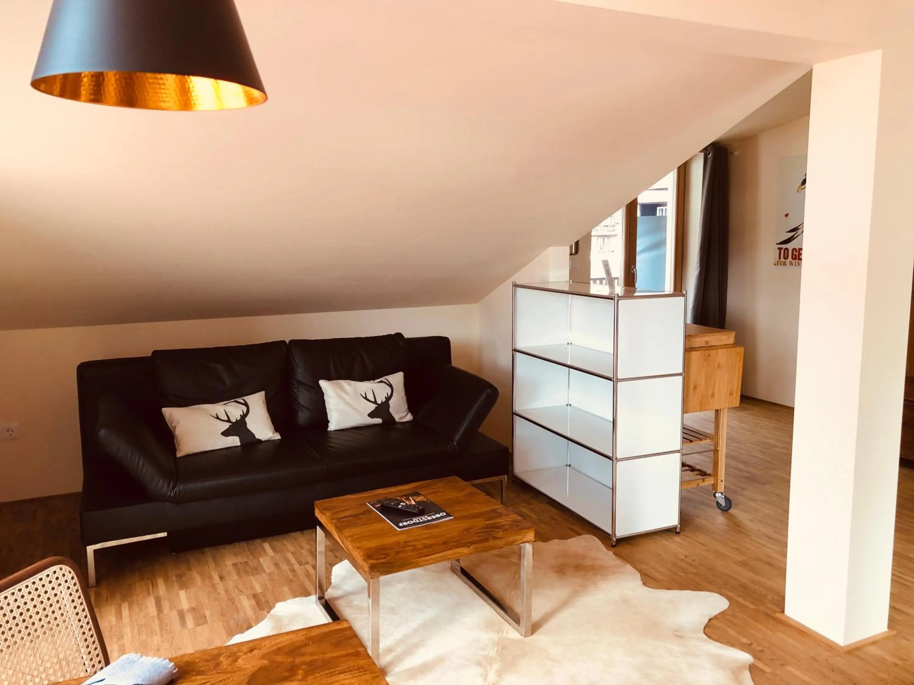 Living room in Apartmenthotel Oberstdorf