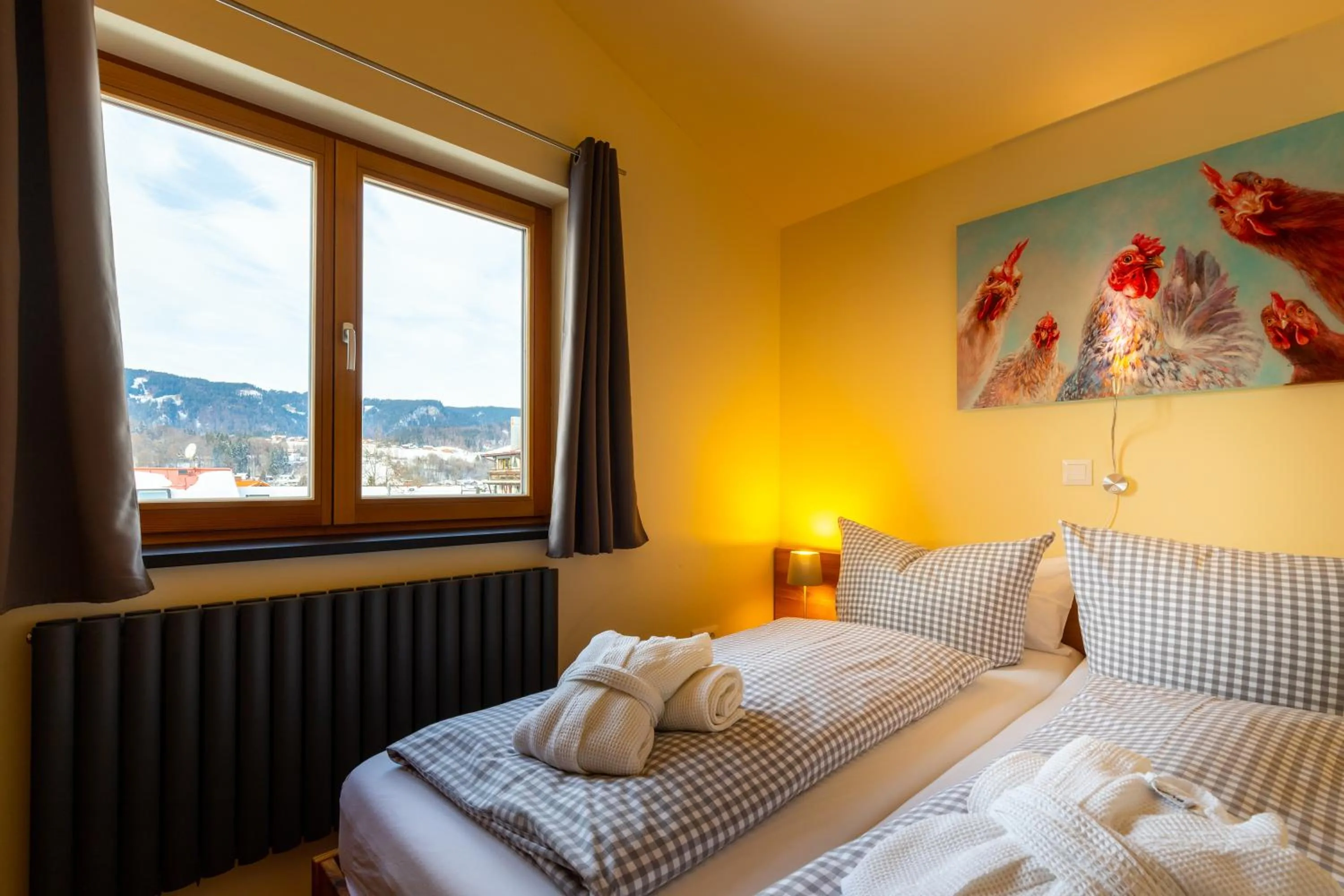 Bed in Apartmenthotel Oberstdorf