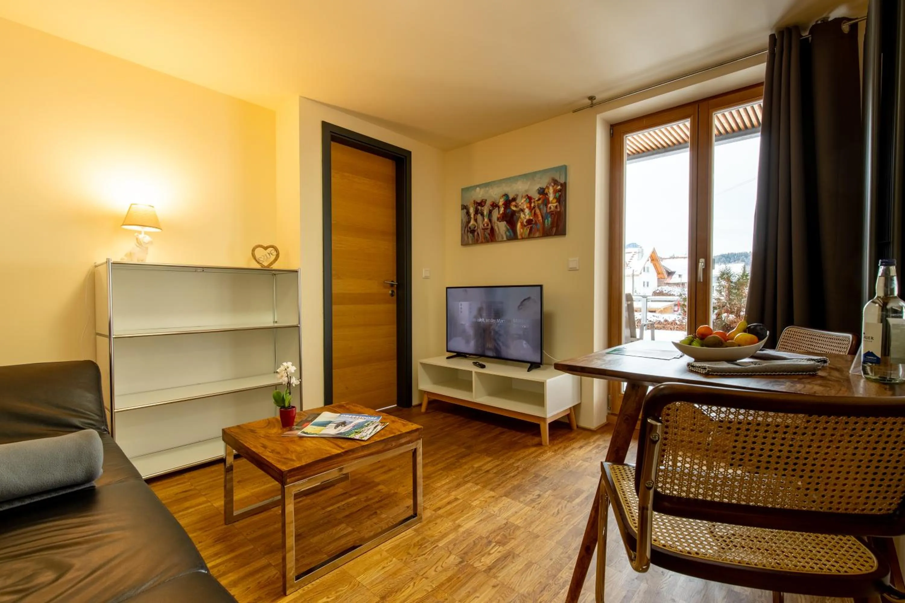 Seating area in Apartmenthotel Oberstdorf