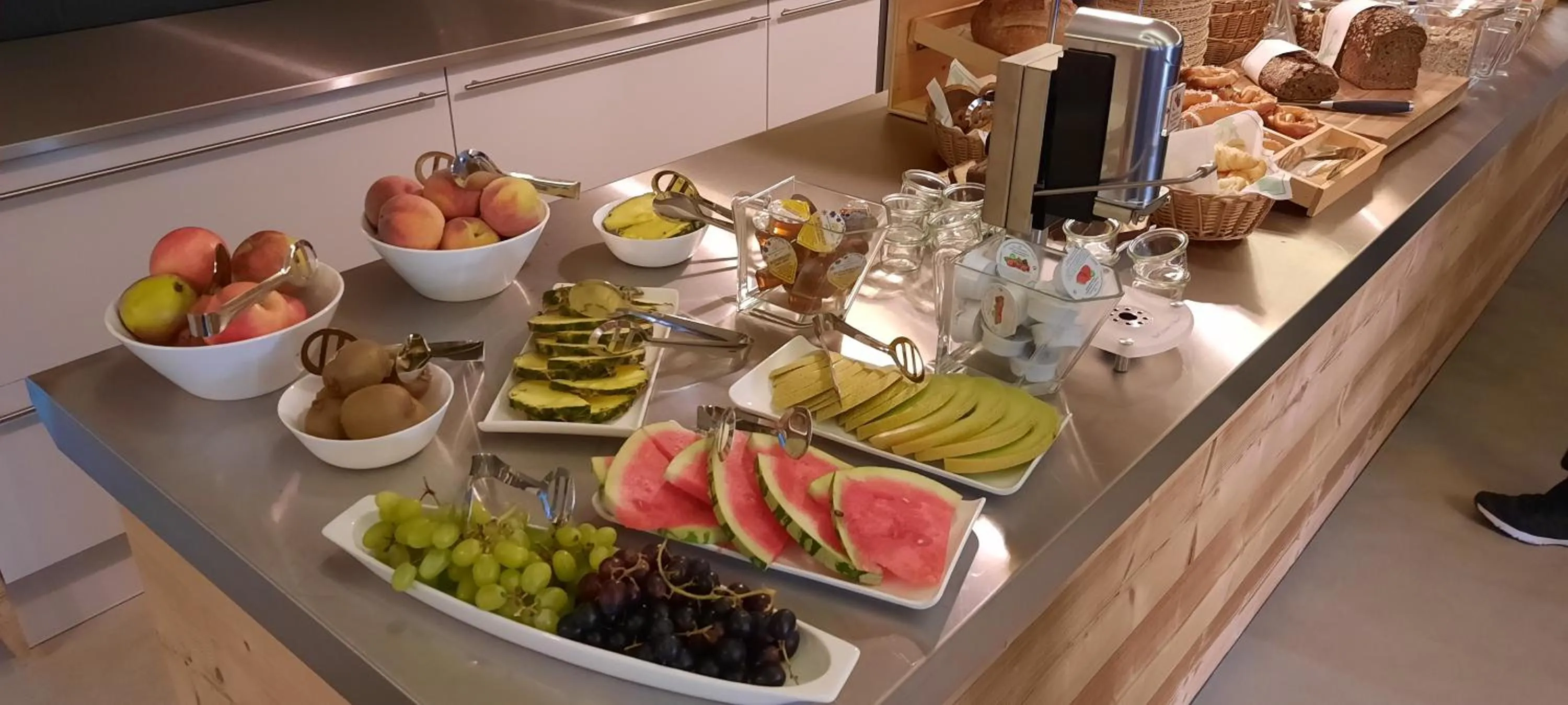 Buffet breakfast in Apartmenthotel Oberstdorf