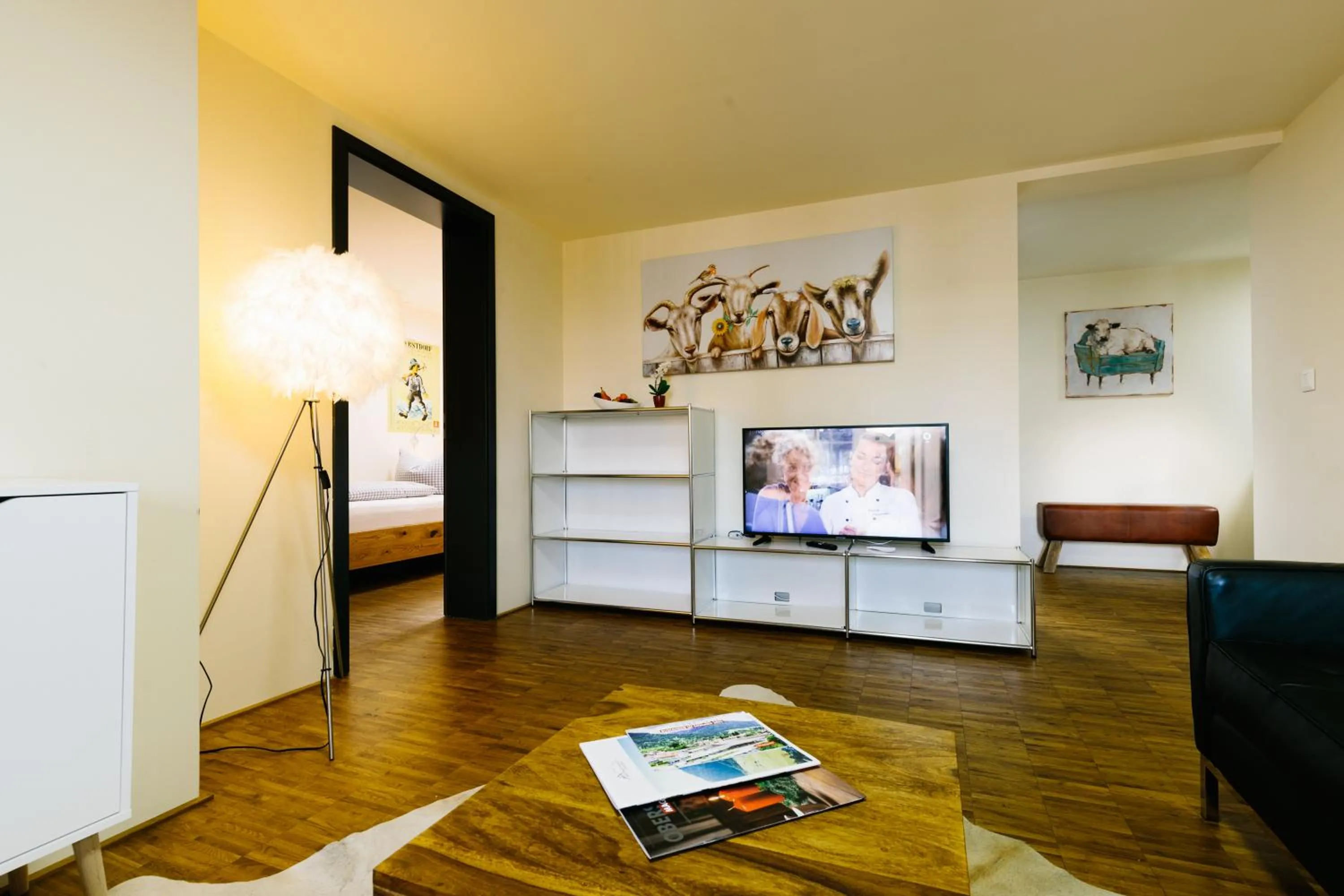 Living room in Apartmenthotel Oberstdorf