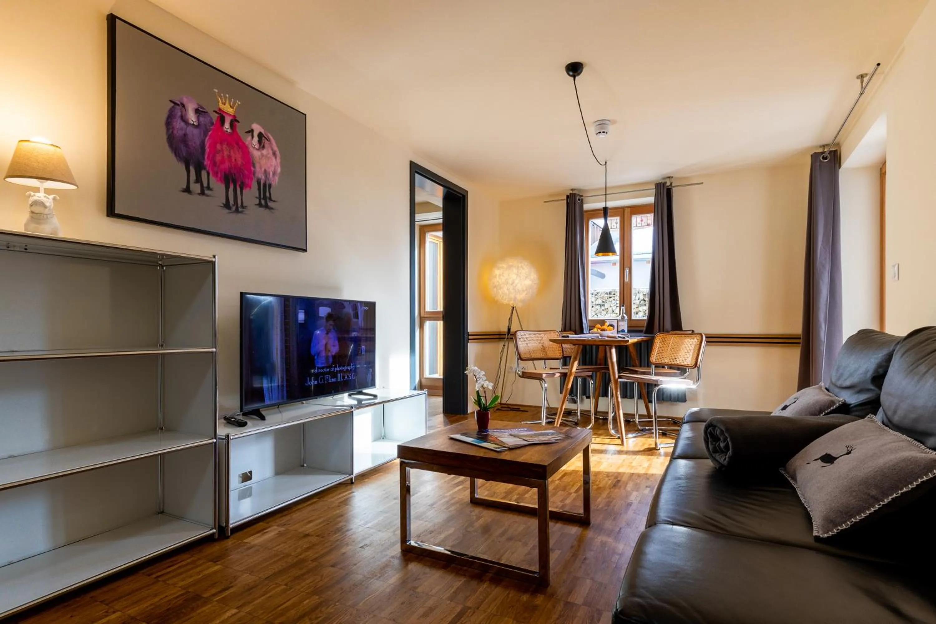Living room in Apartmenthotel Oberstdorf