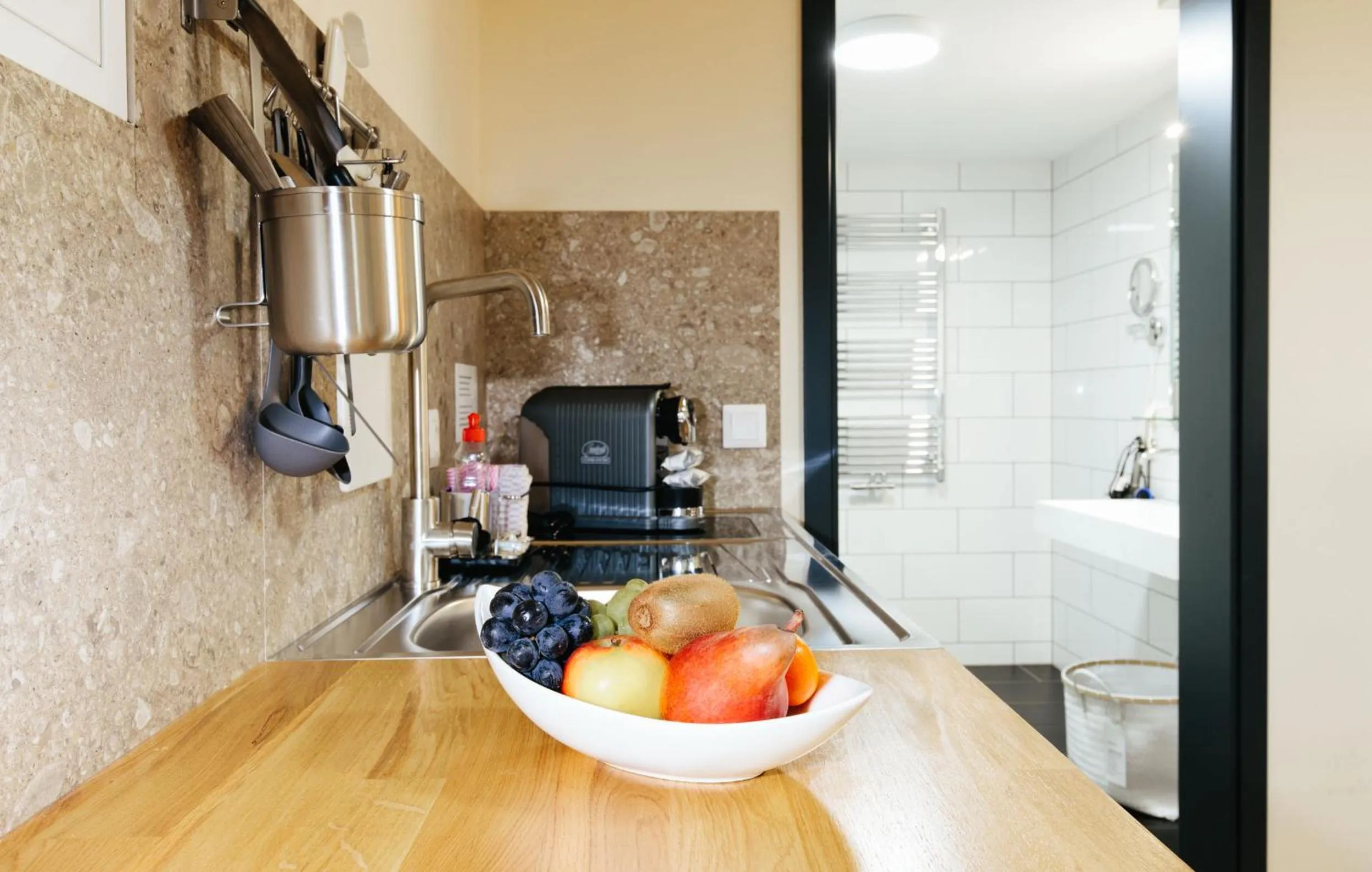 Kitchen or kitchenette in Apartmenthotel Oberstdorf