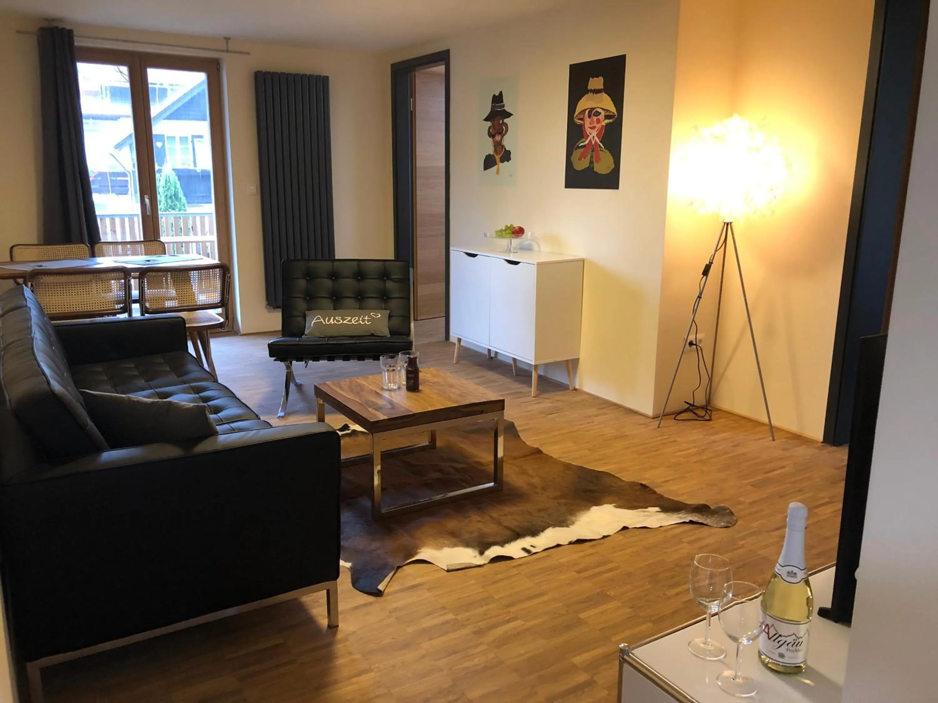 Living room in Apartmenthotel Oberstdorf