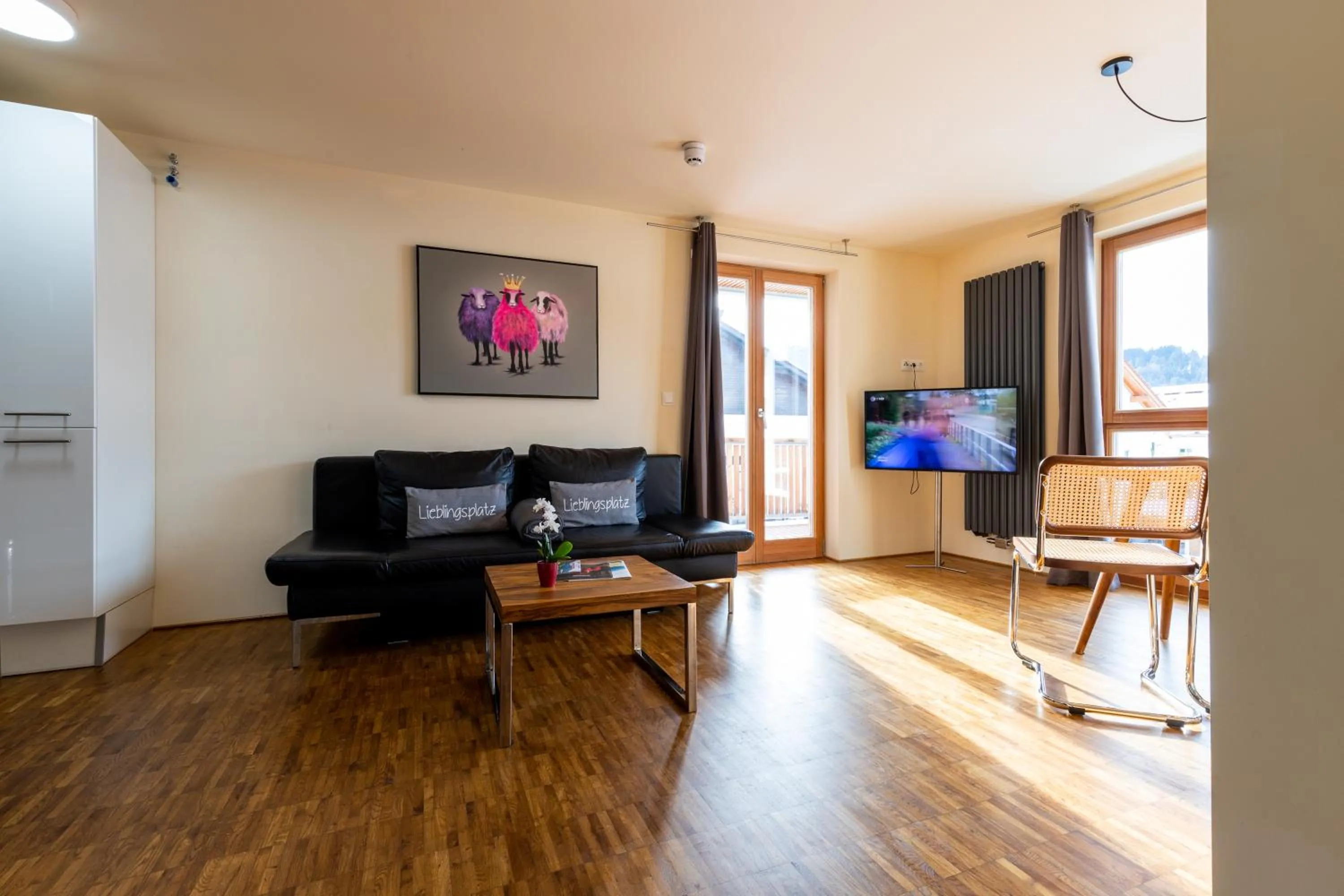 Living room in Apartmenthotel Oberstdorf