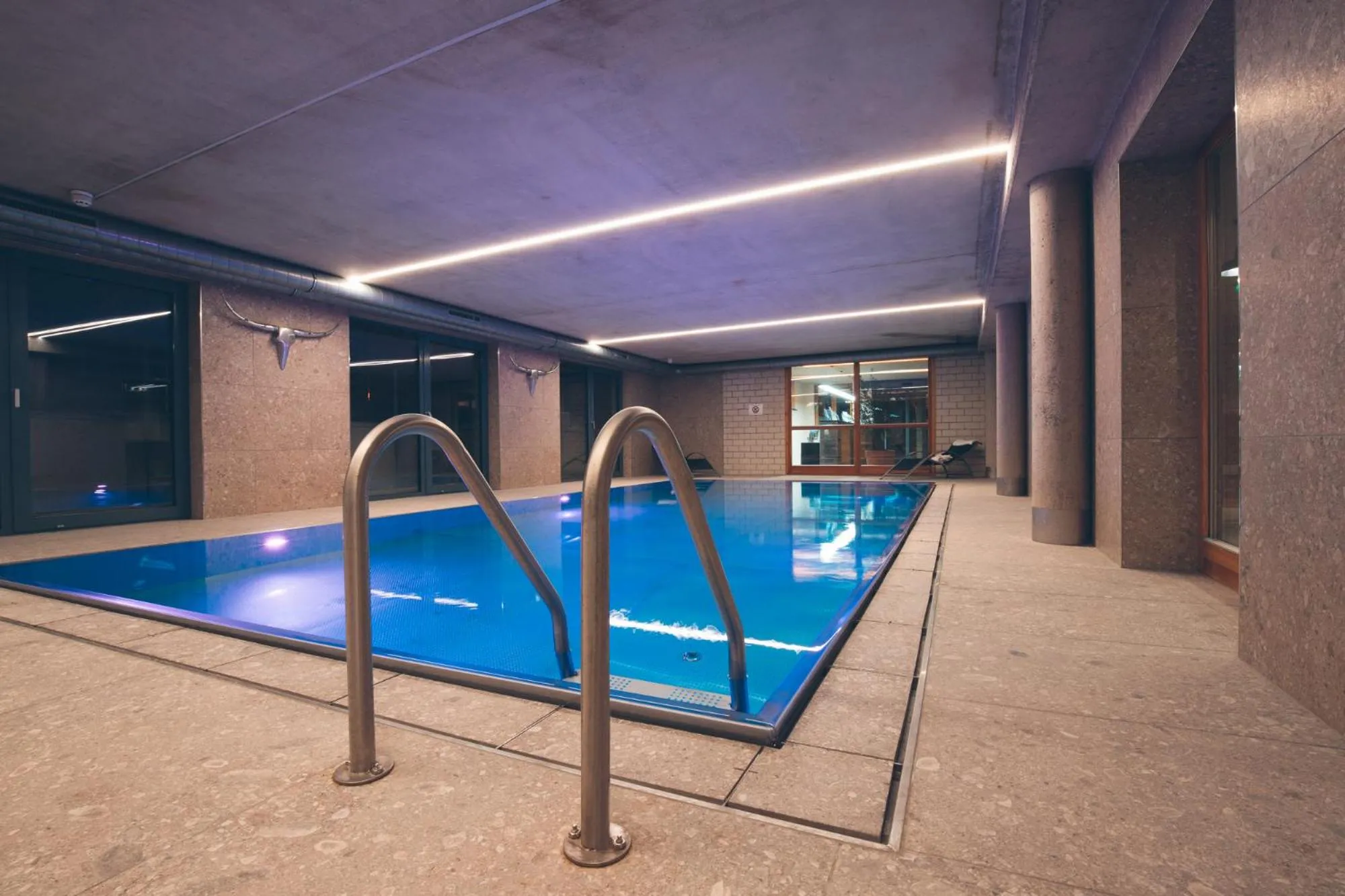 Swimming pool in Apartmenthotel Oberstdorf