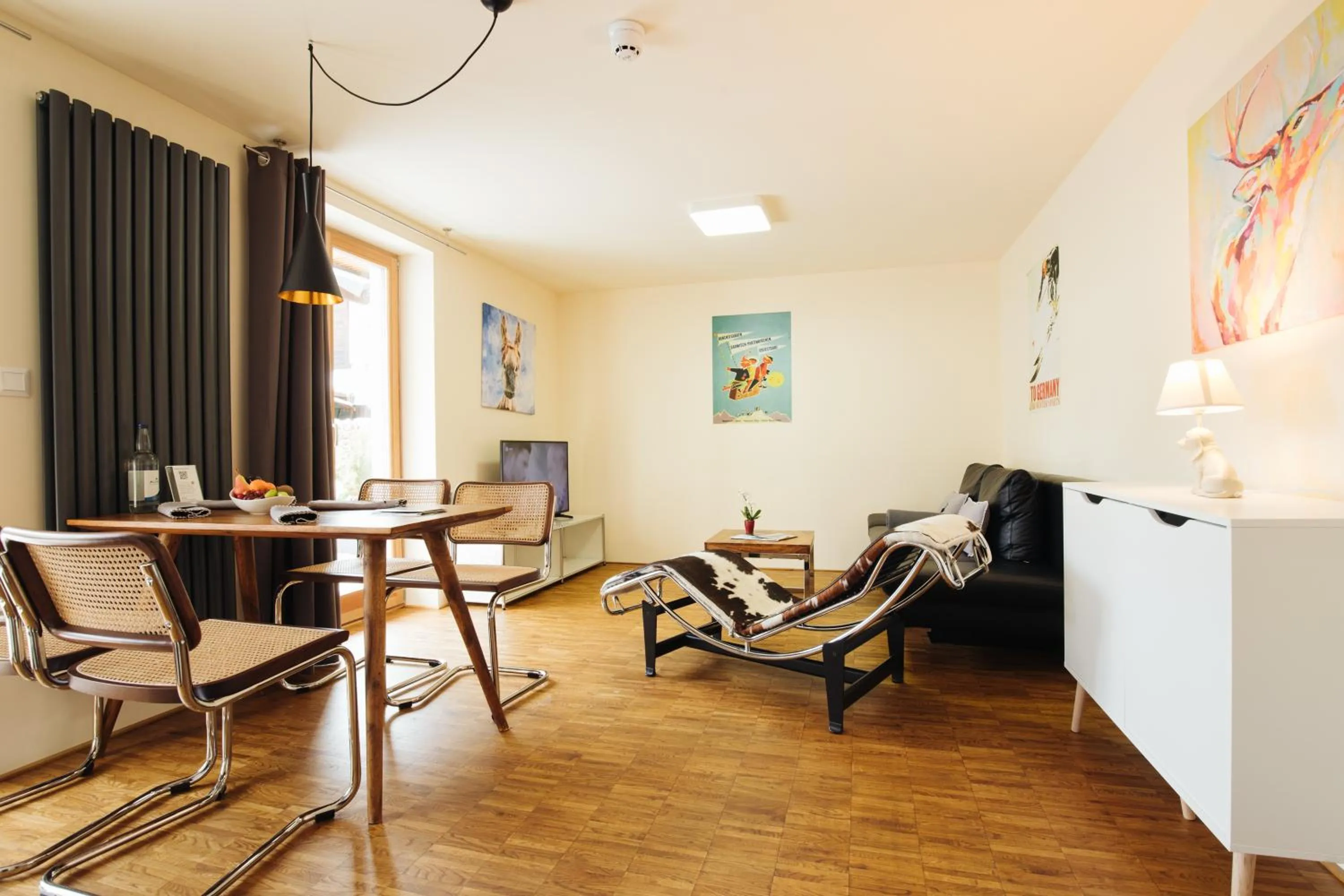 Living room in Apartmenthotel Oberstdorf