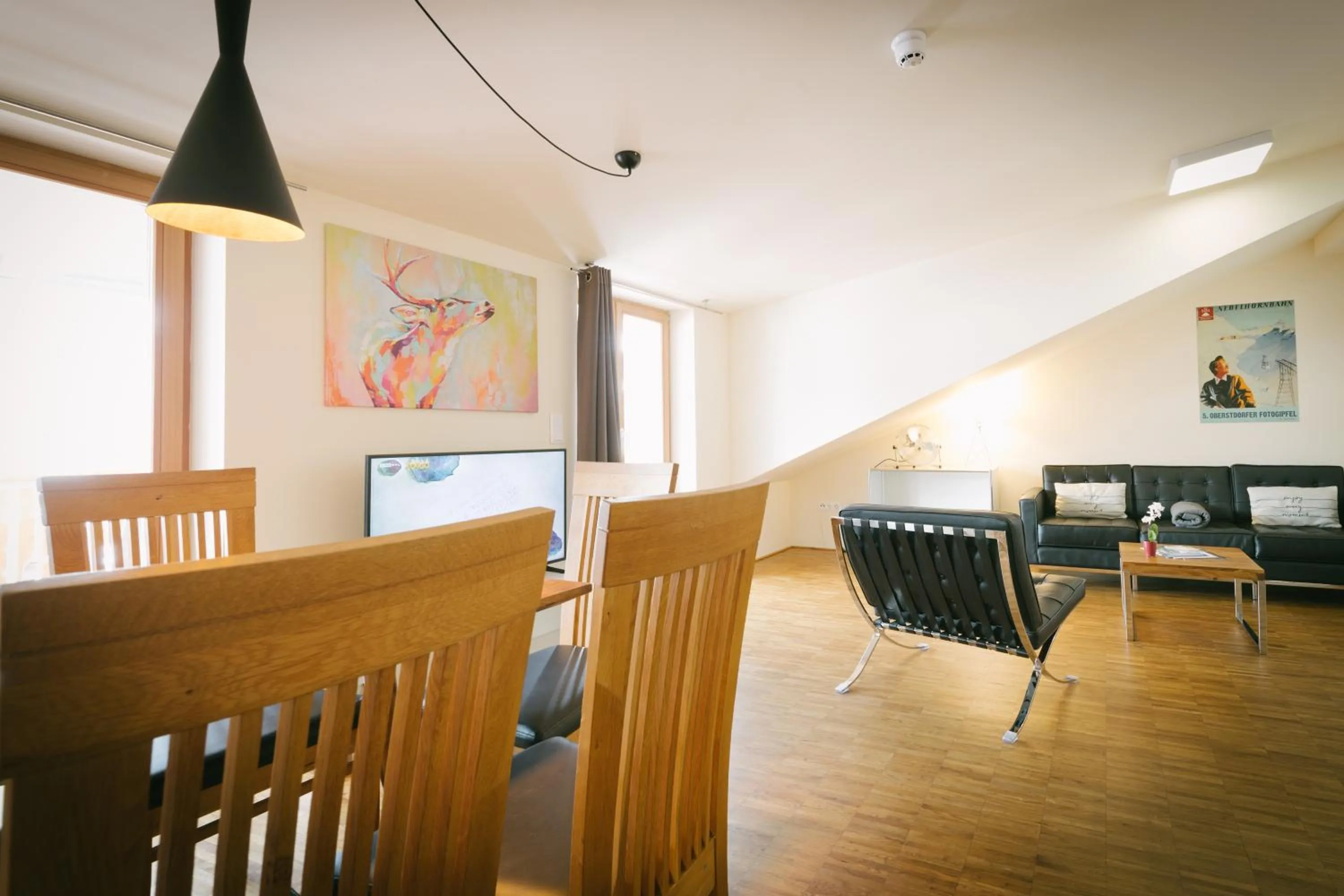 Living room in Apartmenthotel Oberstdorf
