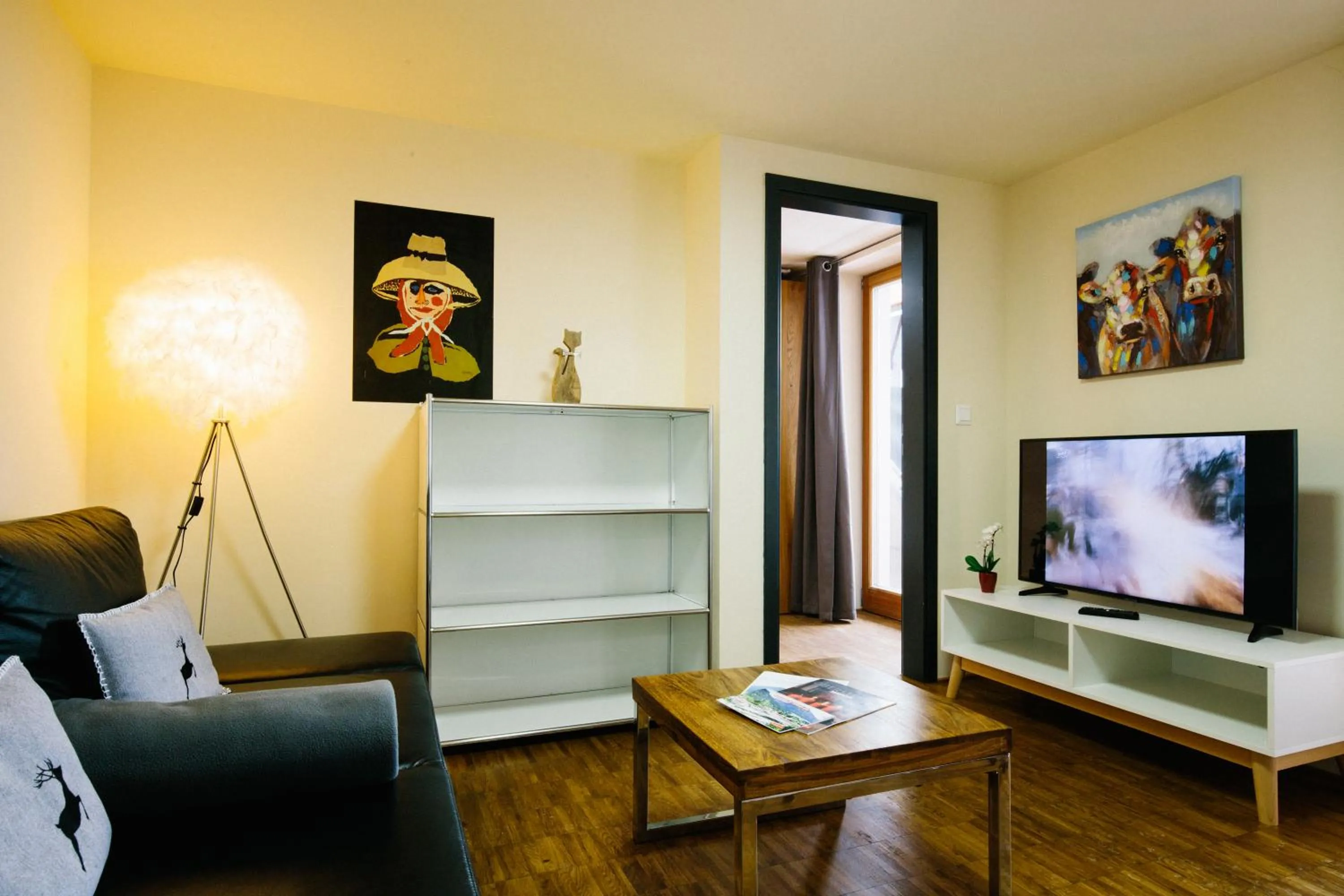 Living room in Apartmenthotel Oberstdorf