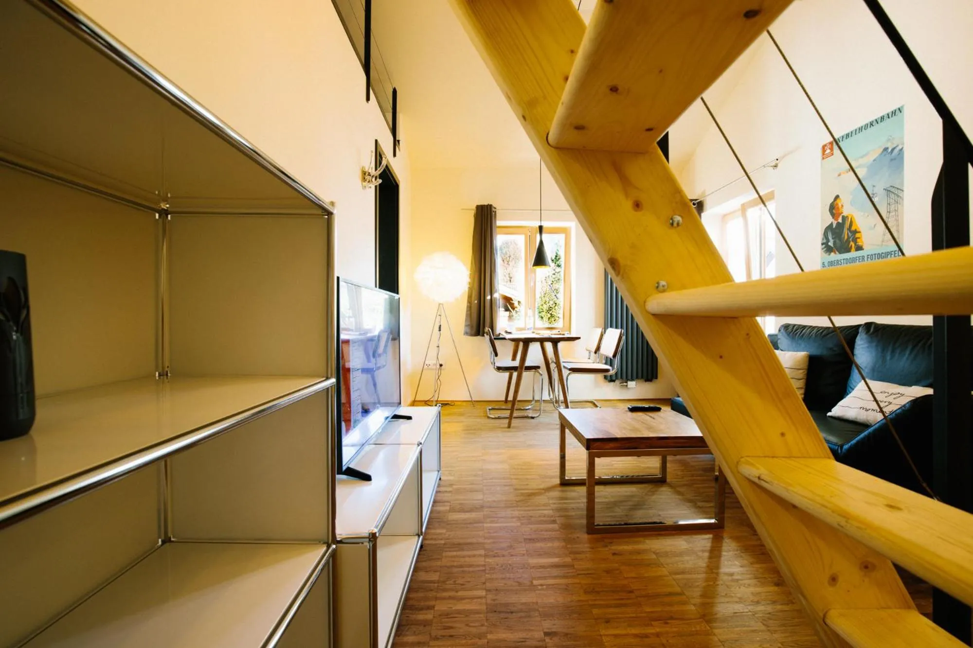 Living room, Bed in Apartmenthotel Oberstdorf