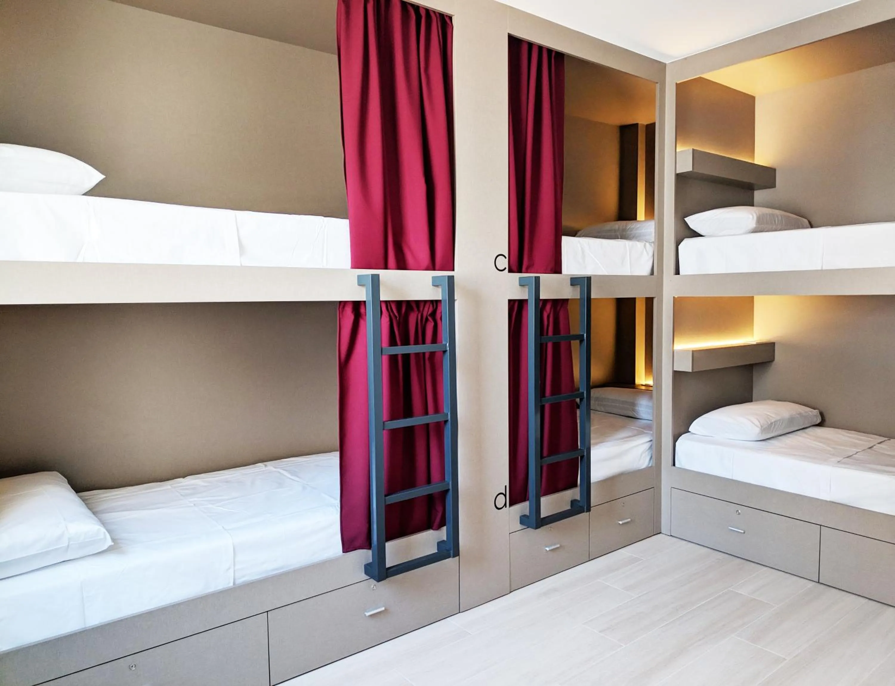 Bathroom, Bed in Broz Hostel