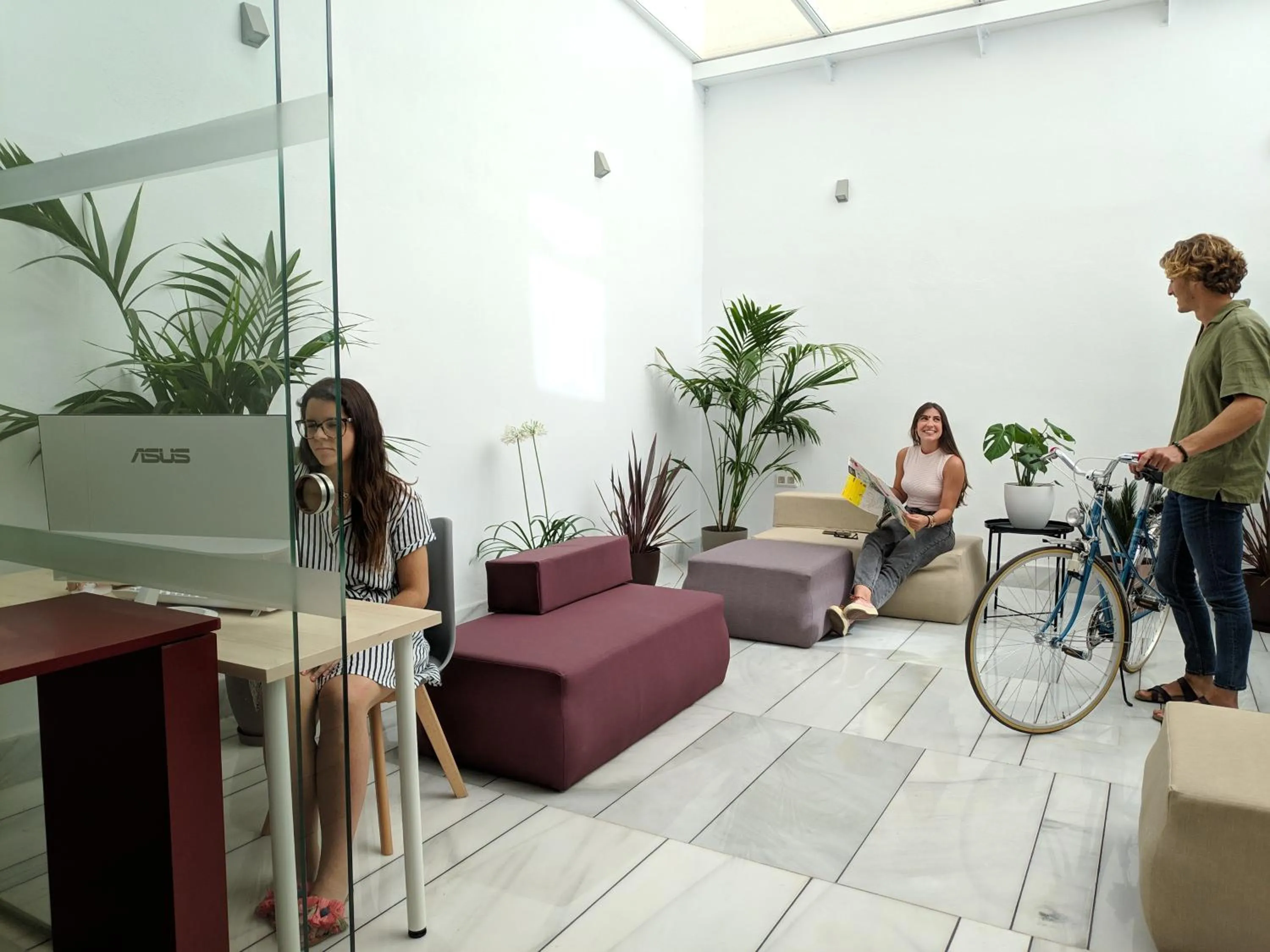 Patio in Broz Hostel