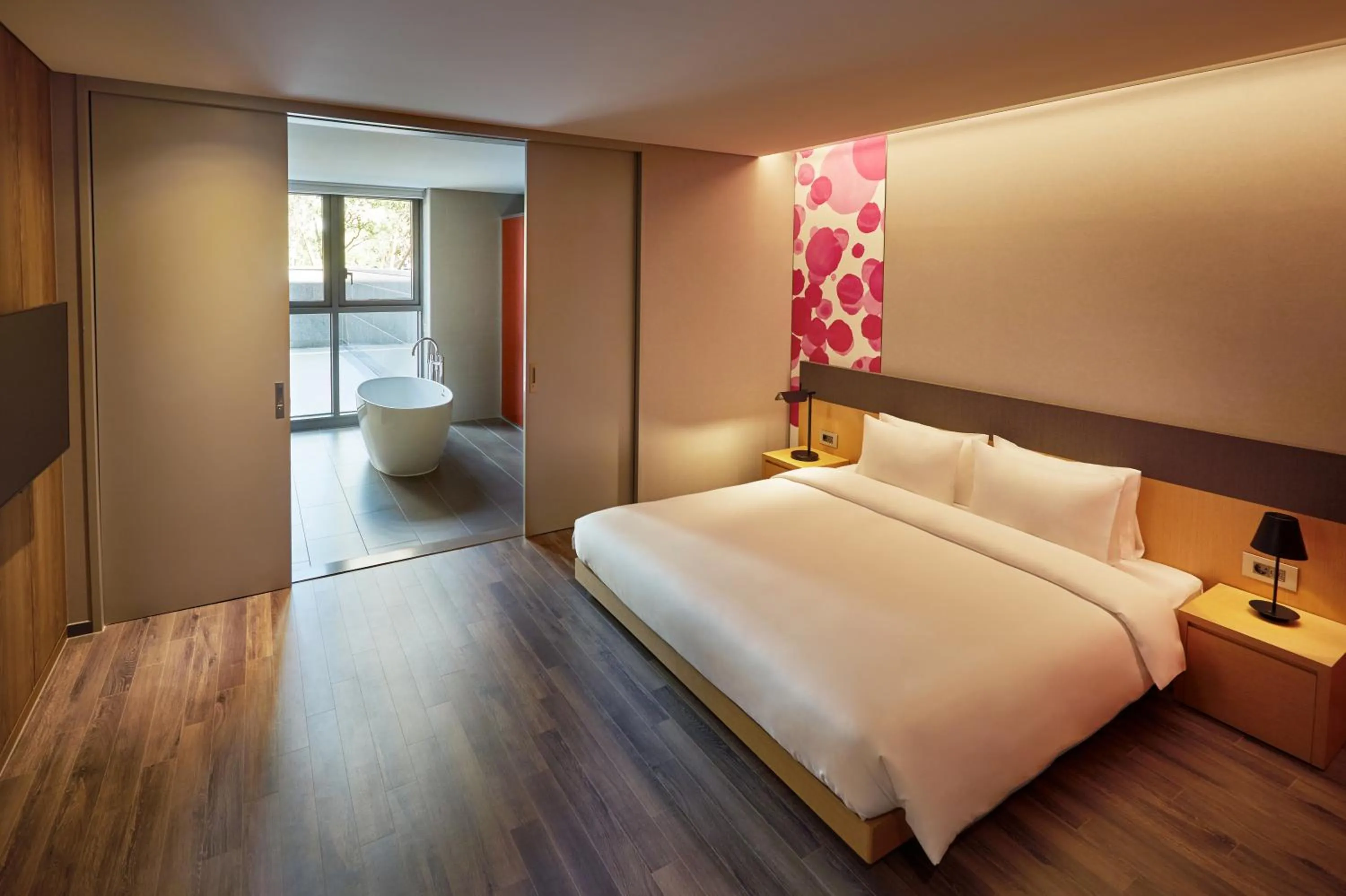 Bed in Yeosu Belle Mer