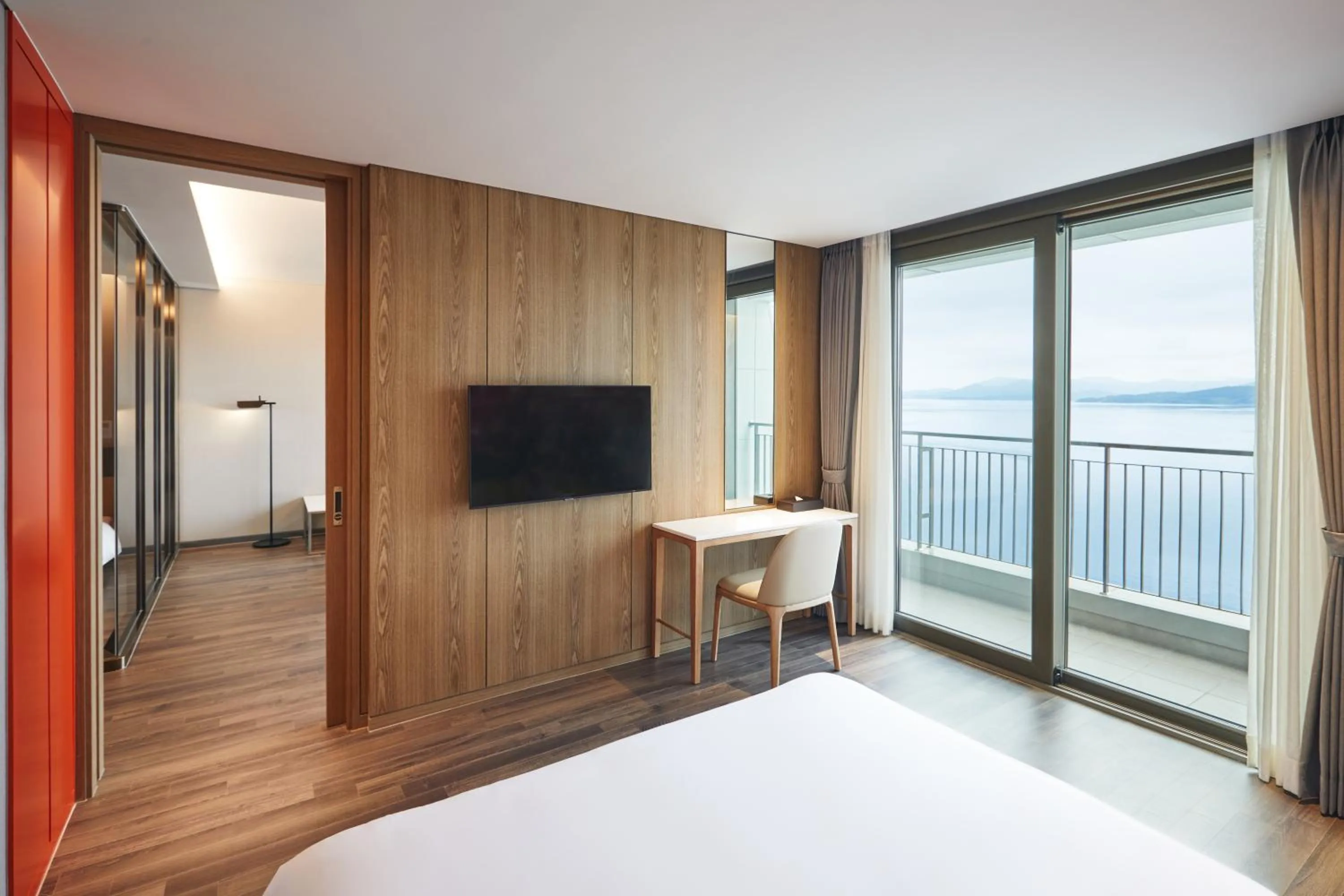 Bed in Yeosu Belle Mer