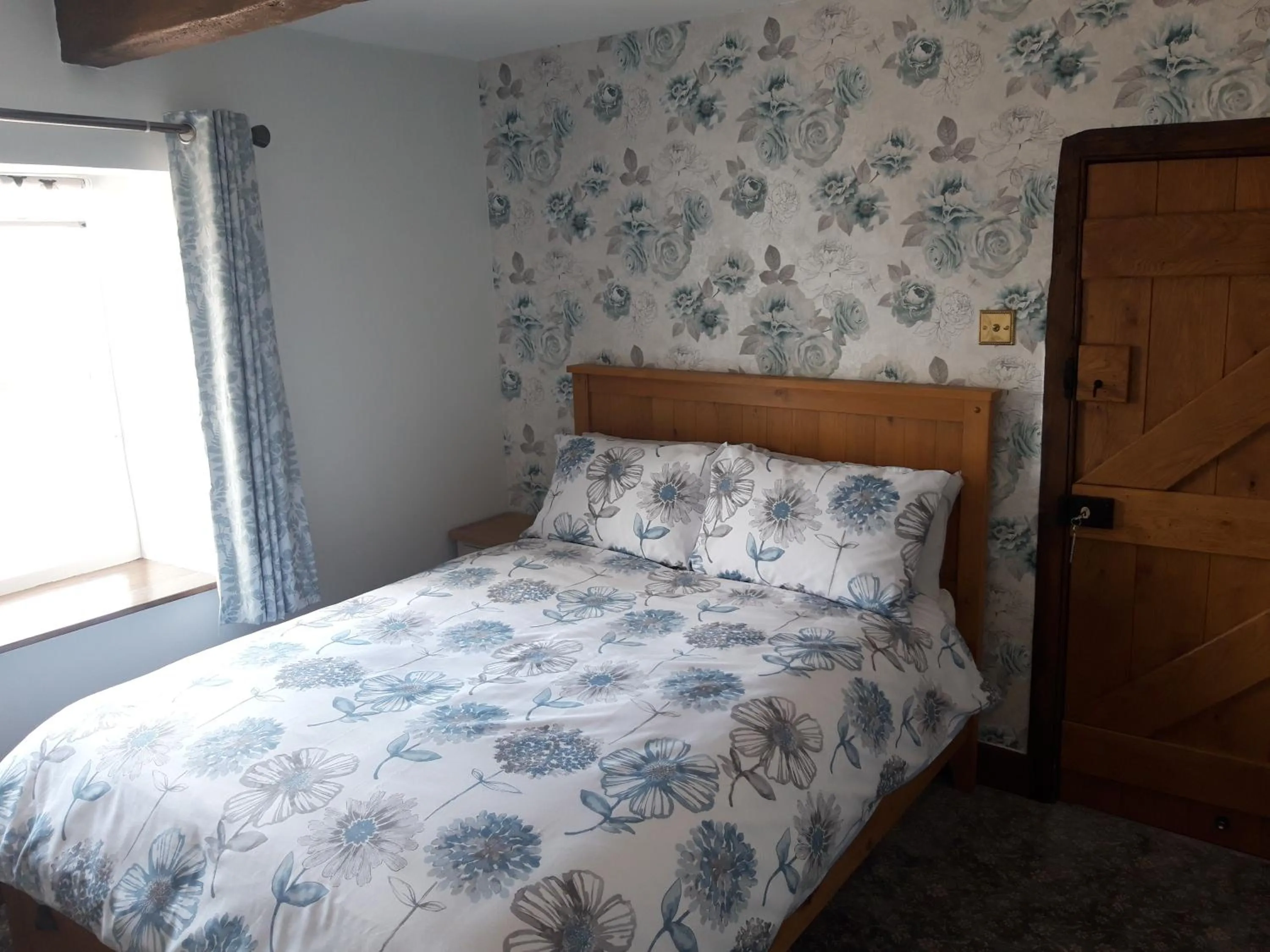 Bed in Upper Eyton Farmhouse B&B