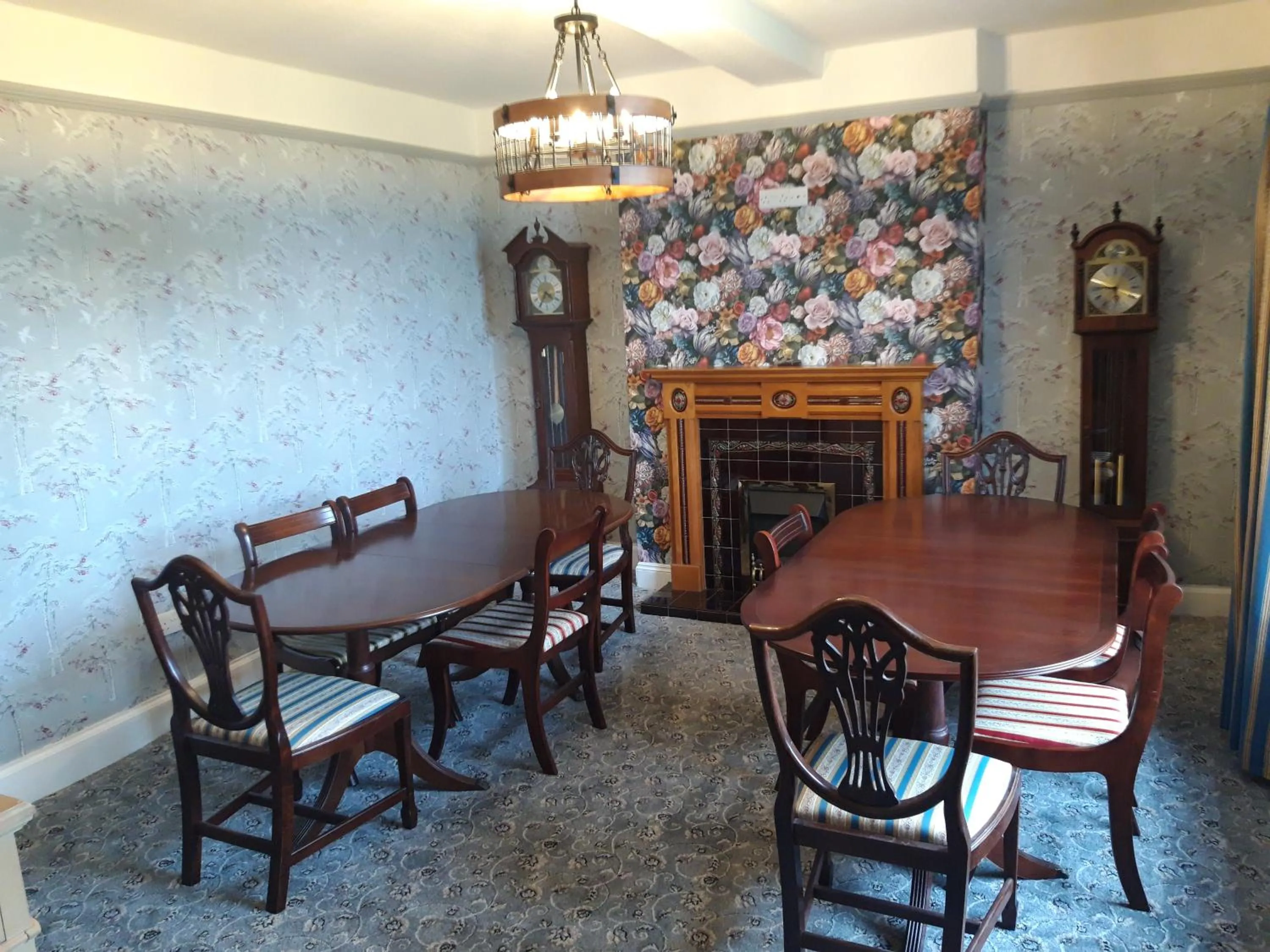 Dining area in Upper Eyton Farmhouse B&B