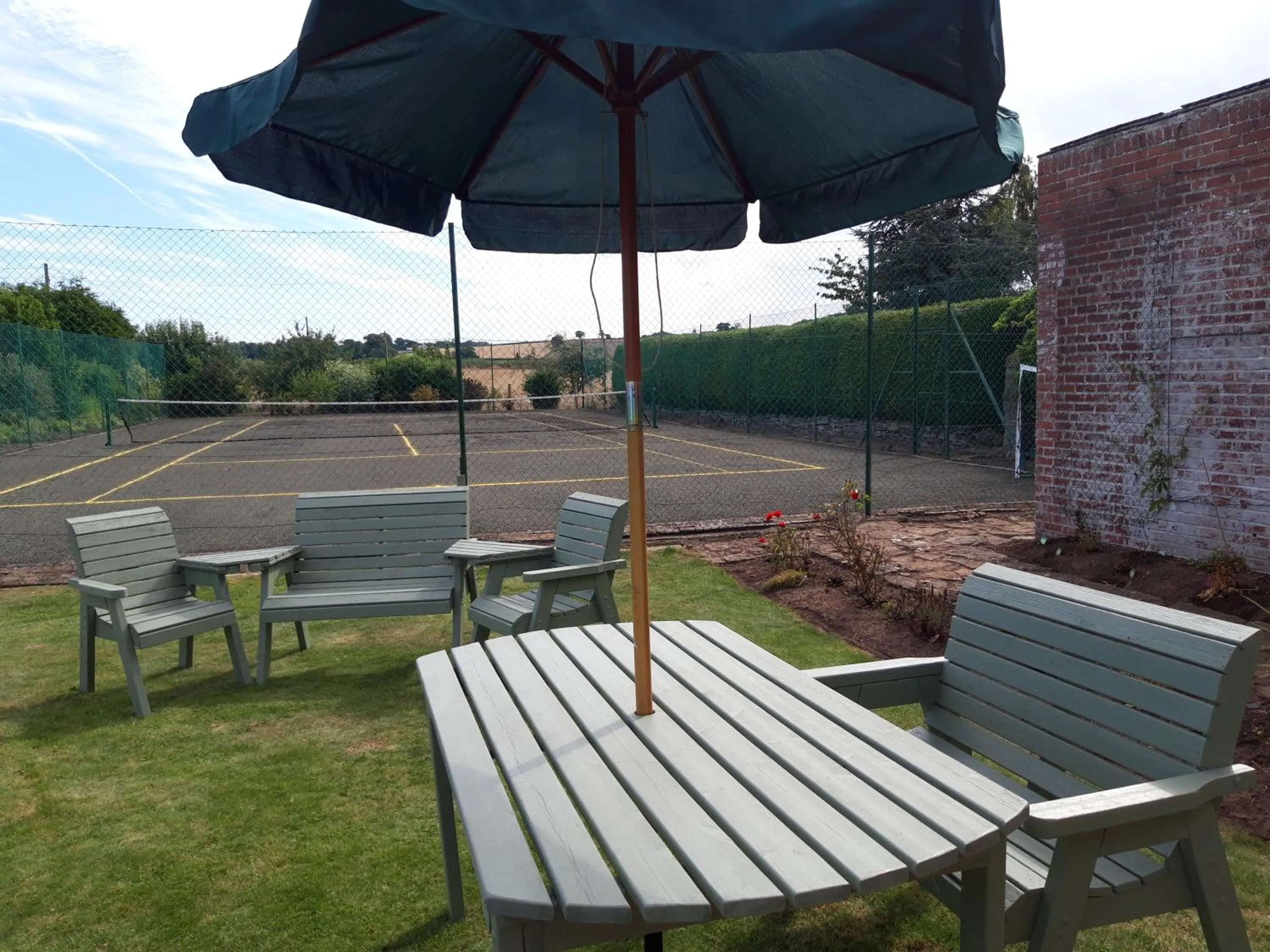 Garden in Upper Eyton Farmhouse B&B