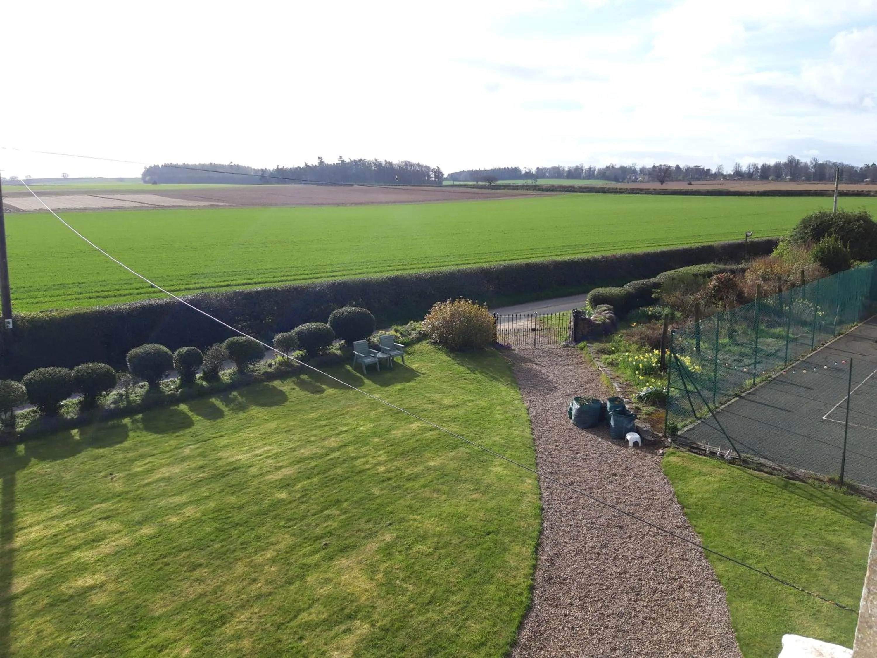 Garden in Upper Eyton Farmhouse B&B