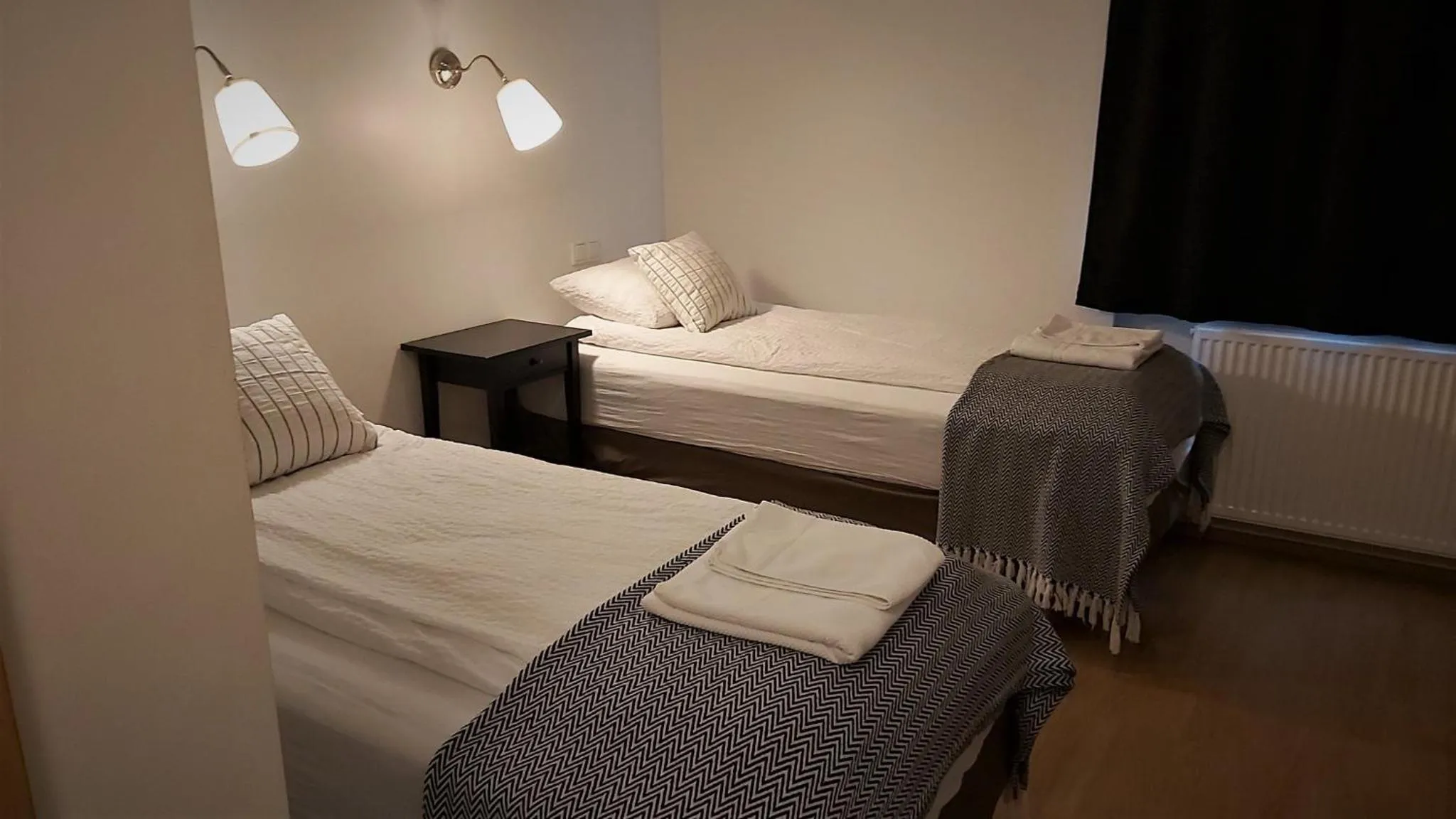 Bedroom, Bed in Hotel Kanslarinn Hella