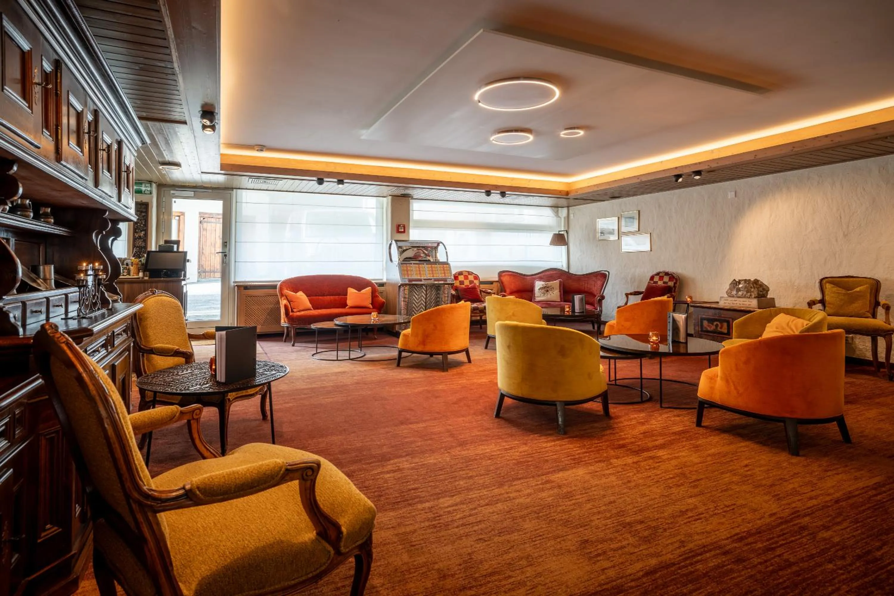 Seating area in Hotel Kreuz & Post Grindelwald