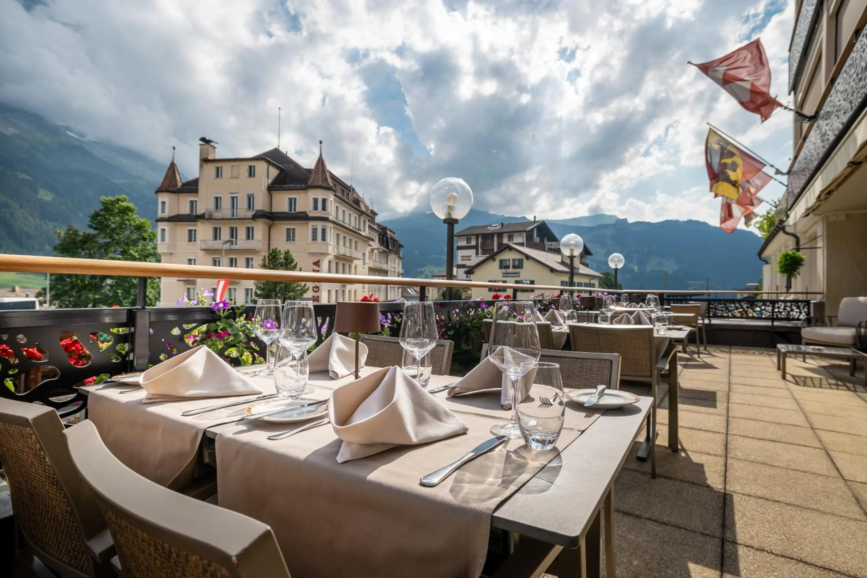 Restaurant/places to eat in Hotel Kreuz & Post Grindelwald