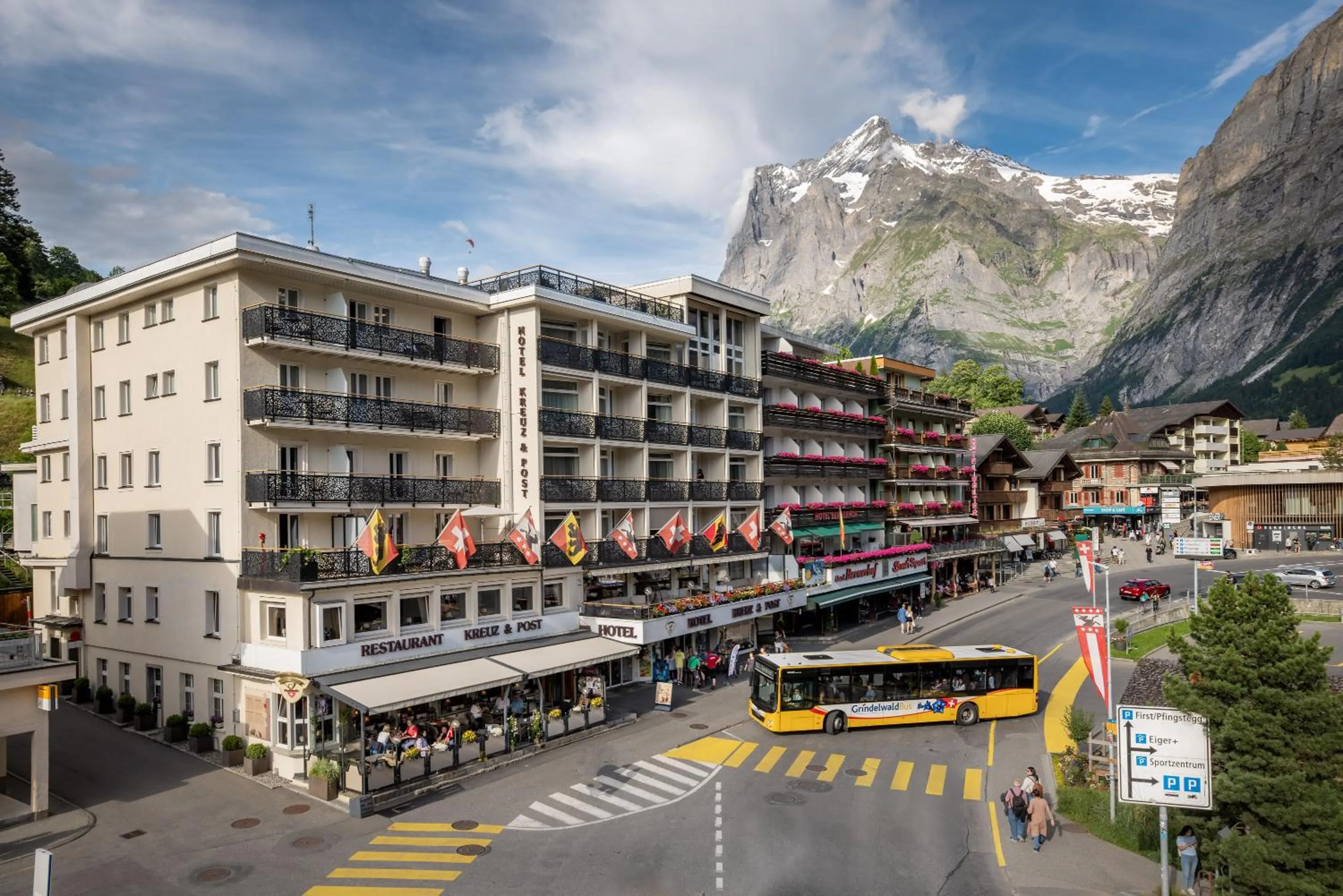 Property building in Hotel Kreuz & Post Grindelwald