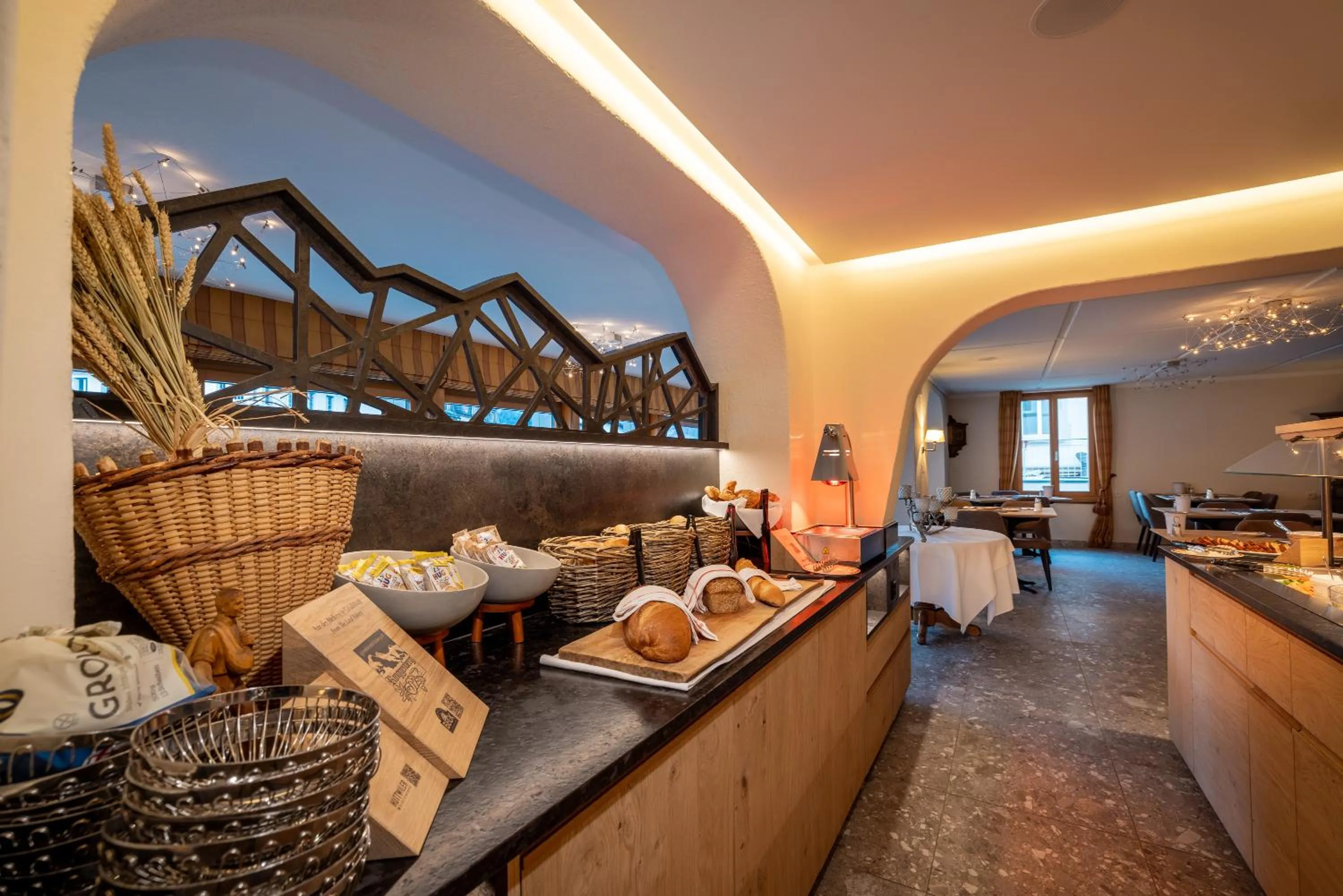 Continental breakfast in Hotel Kreuz & Post Grindelwald