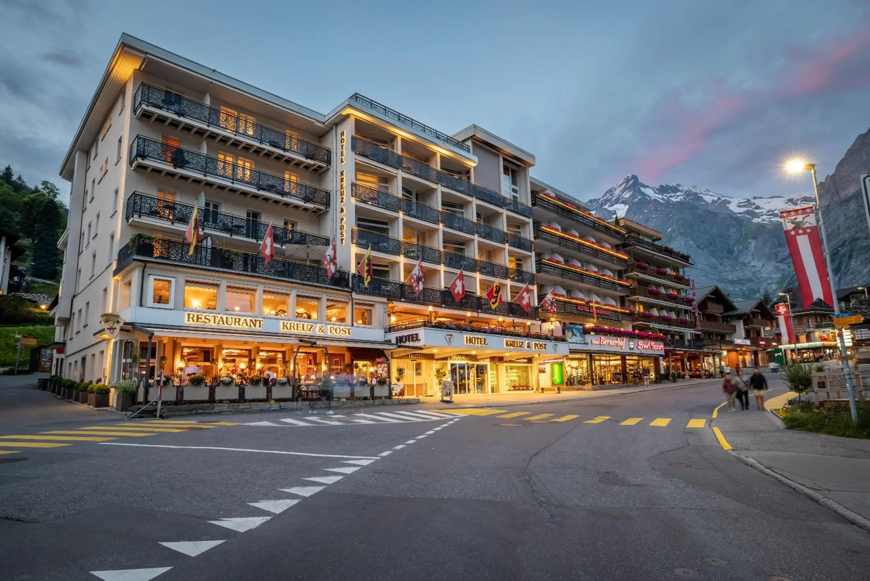 Property building in Hotel Kreuz & Post Grindelwald Property building in Hotel Kreuz & Post Grindelwald