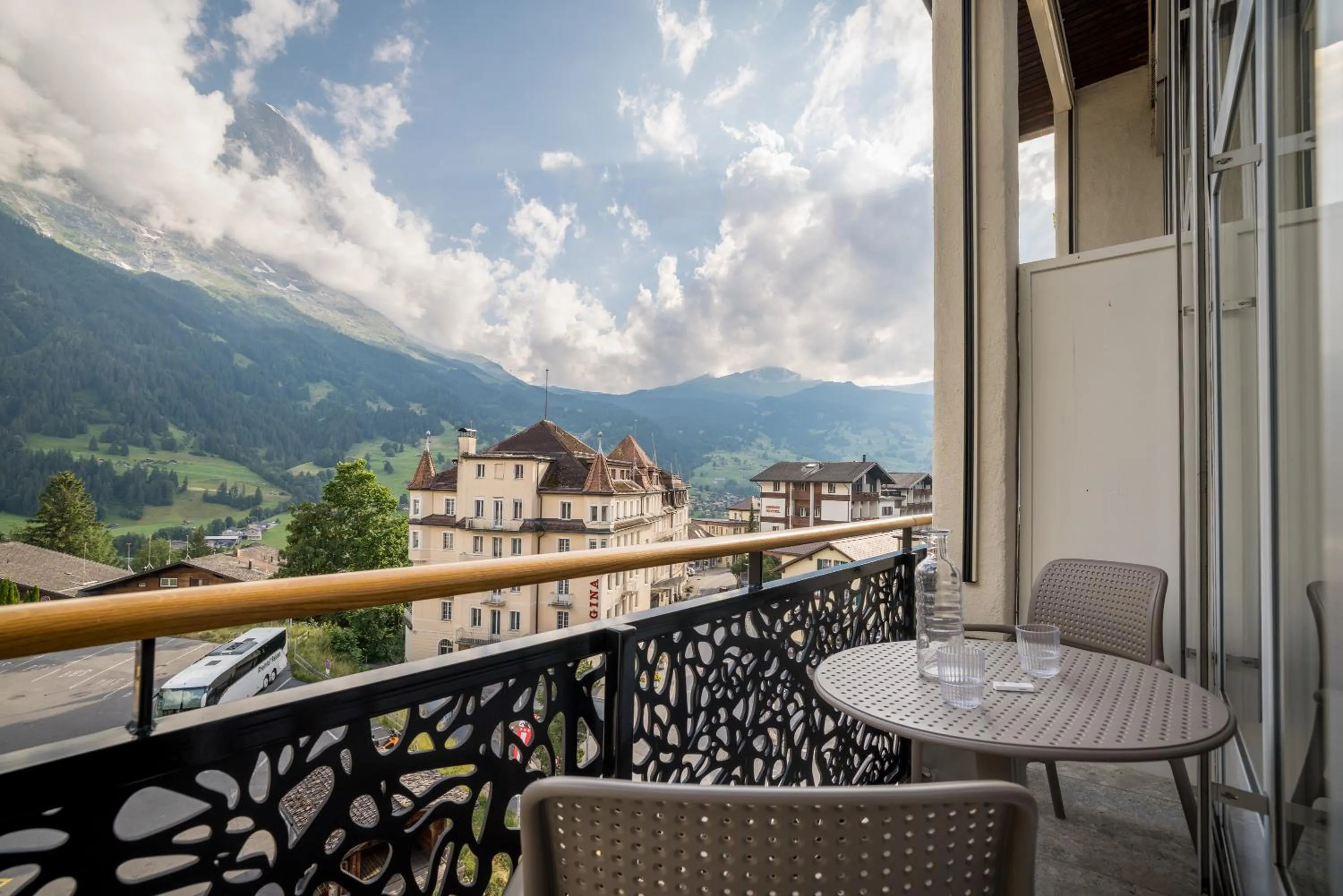 Balcony/Terrace in Hotel Kreuz & Post Grindelwald