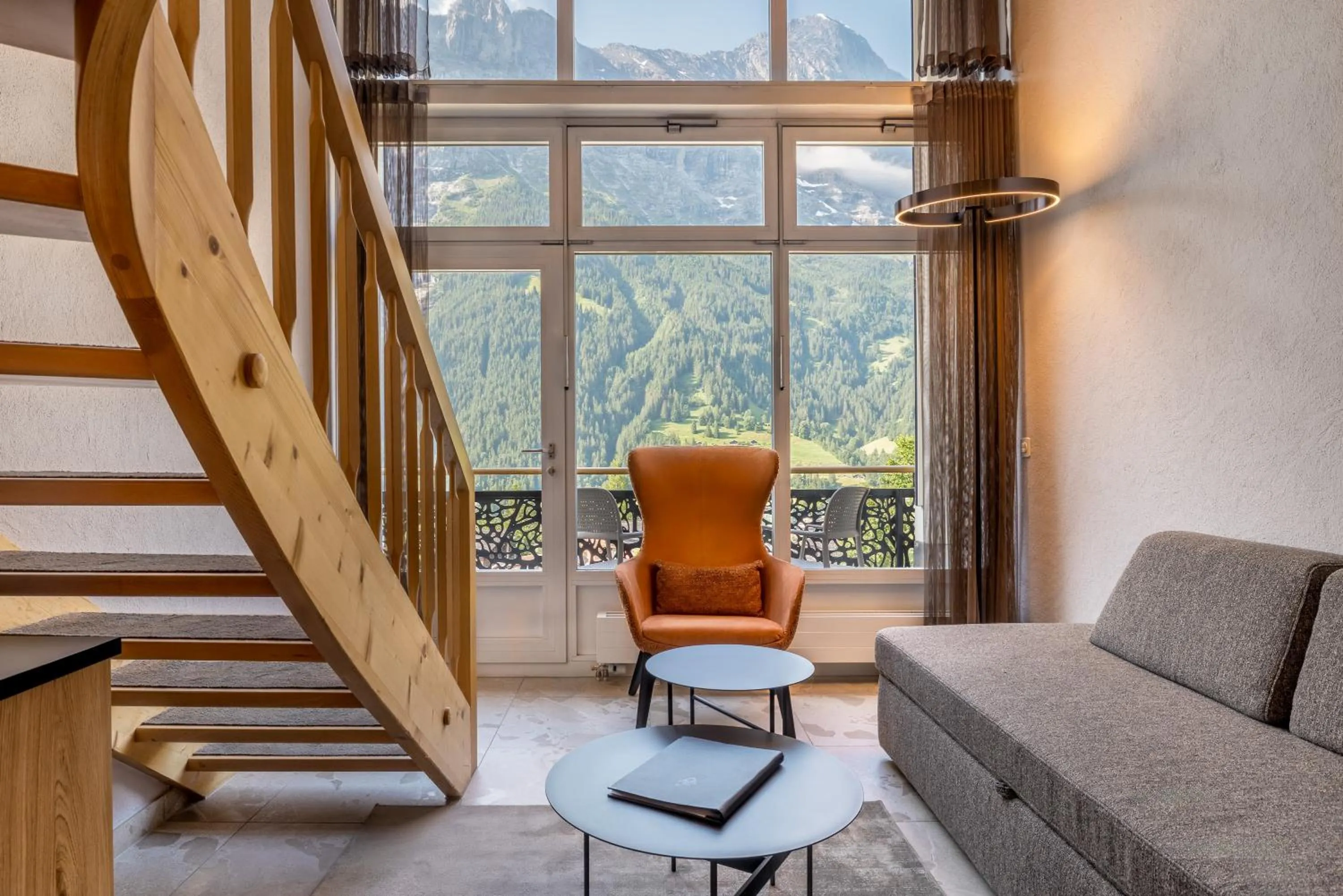 Living room in Hotel Kreuz & Post Grindelwald