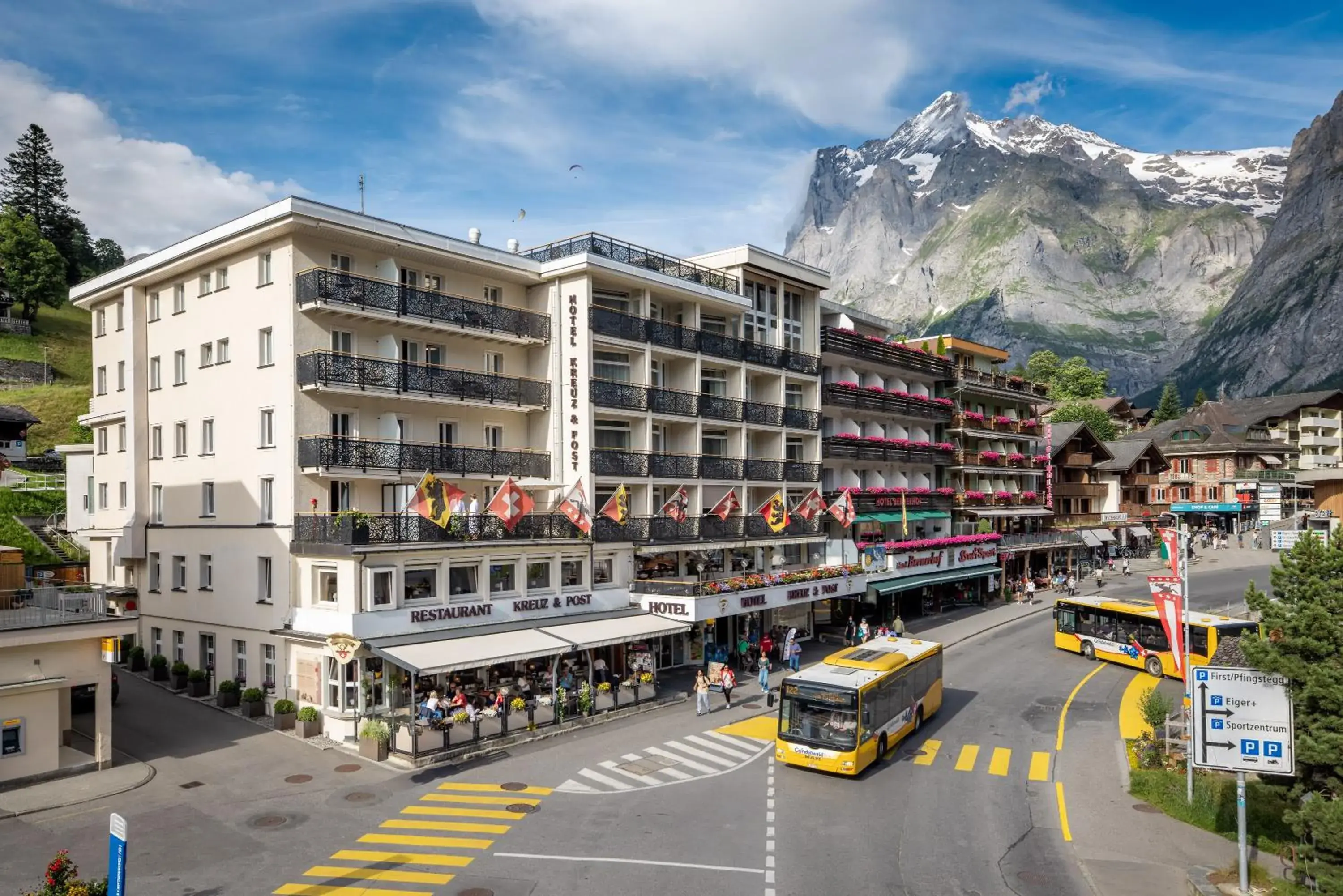 Property building in Hotel Kreuz & Post Grindelwald Property building in Hotel Kreuz & Post Grindelwald