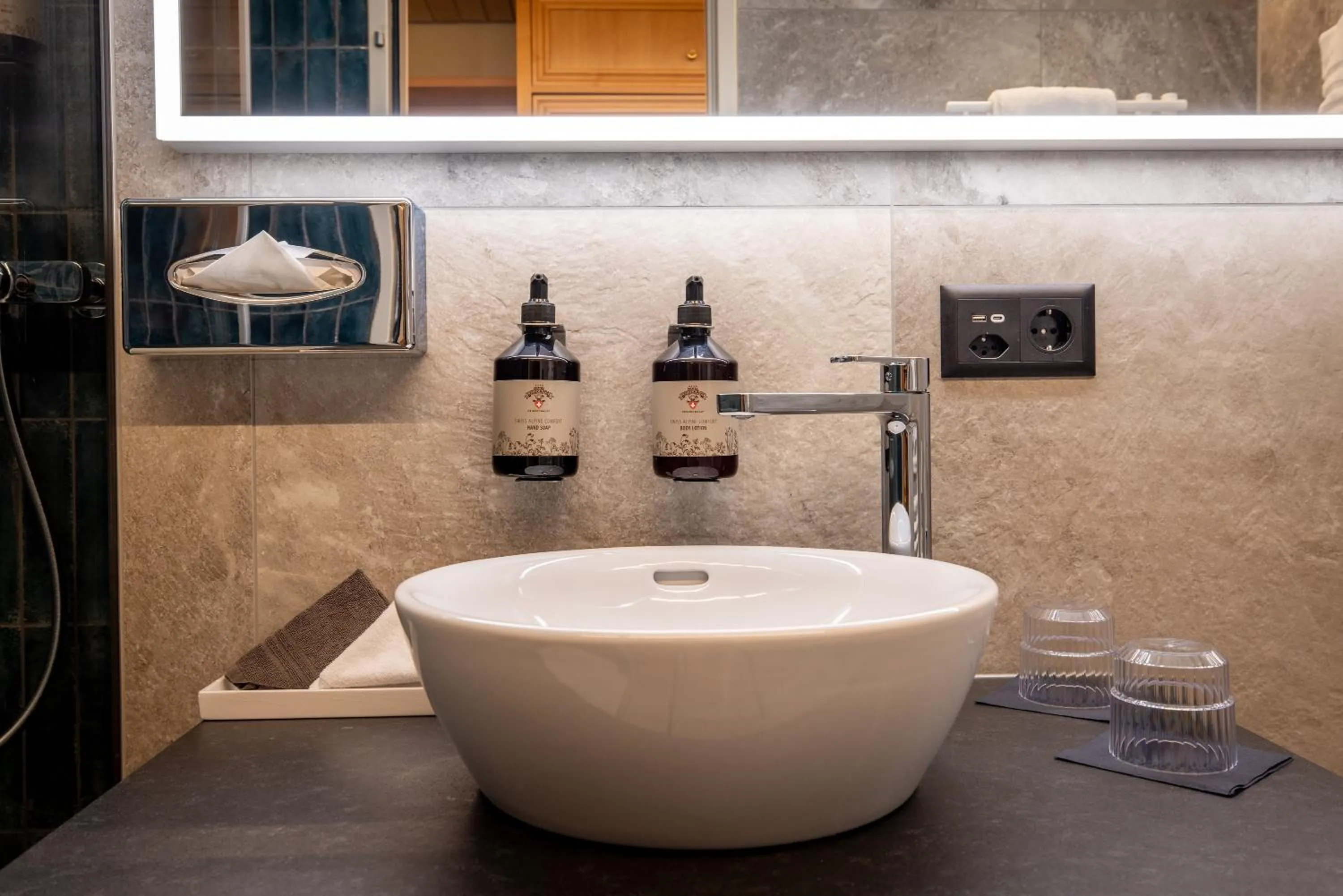 Bathroom in Hotel Kreuz & Post Grindelwald