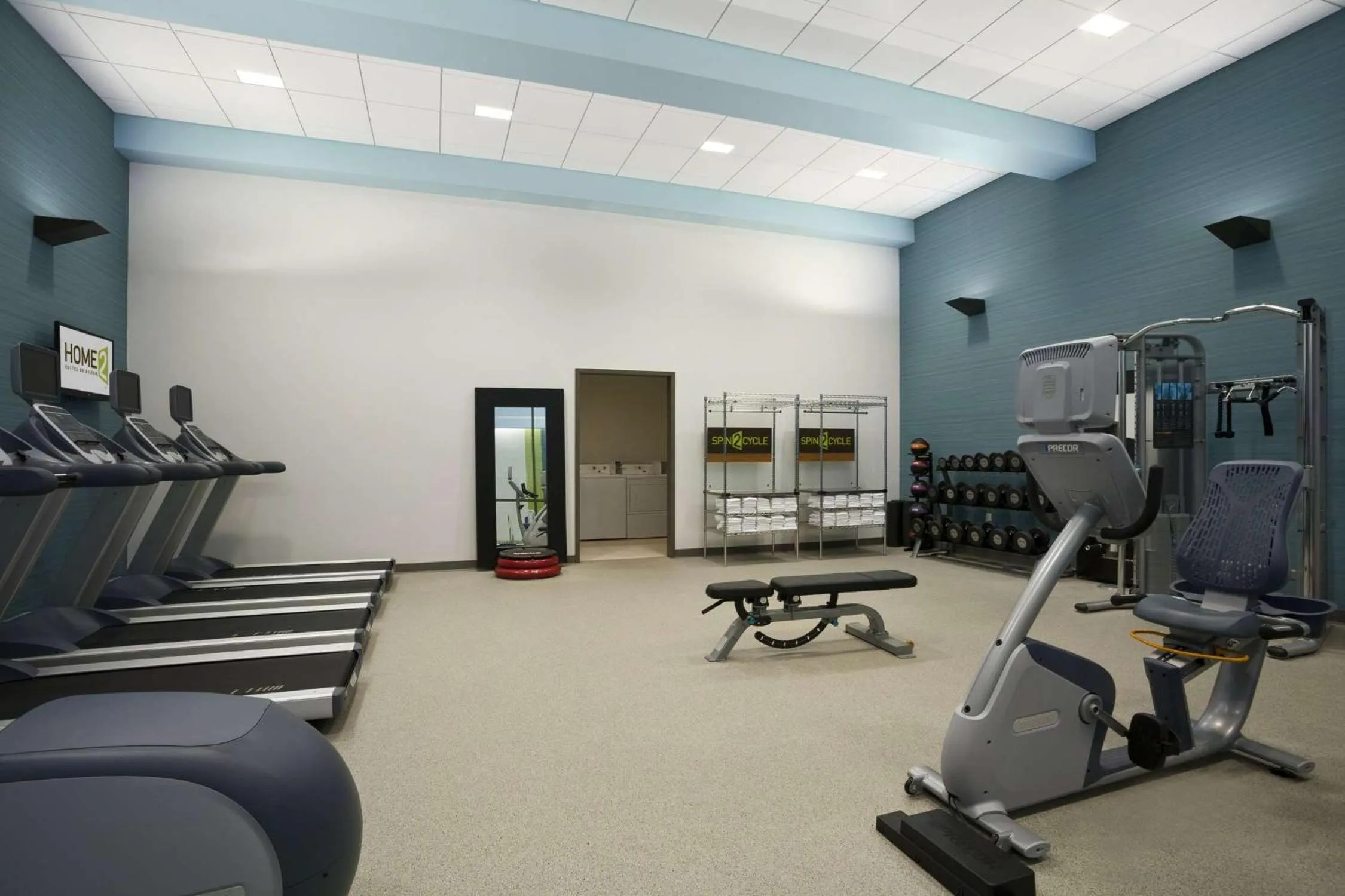 Fitness centre/facilities in Home2 Suites by Hilton Philadelphia Convention Center