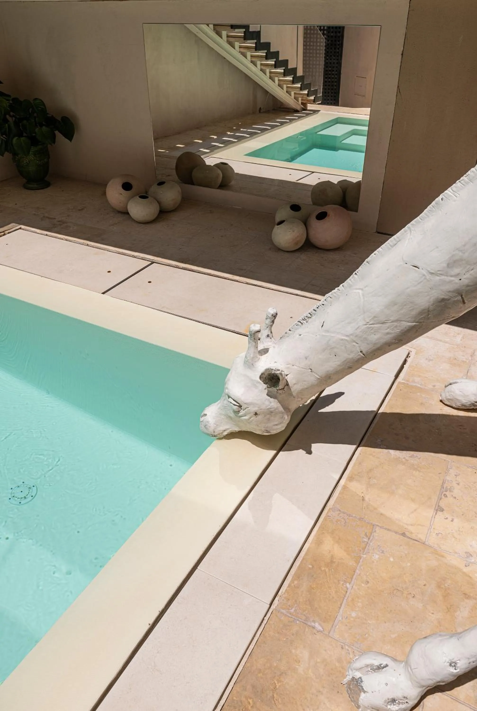 Decorative detail in La Dépendance Hotel