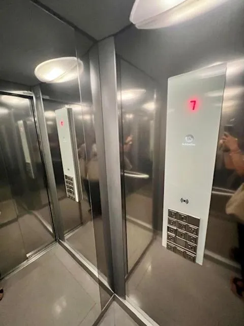 elevator in Aparthotel El Serch