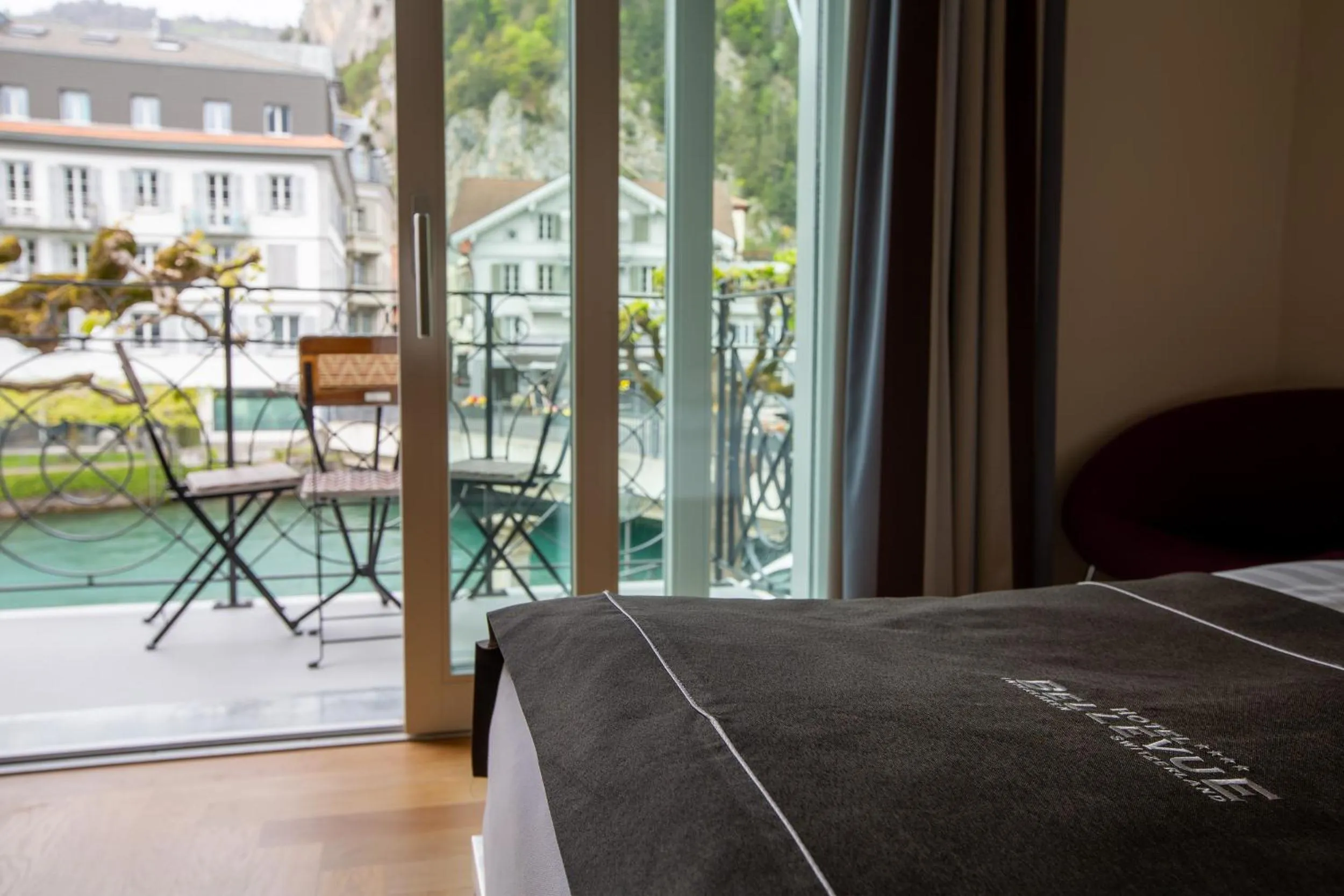 View (from property/room), Bed in Boutique Hotel Bellevue