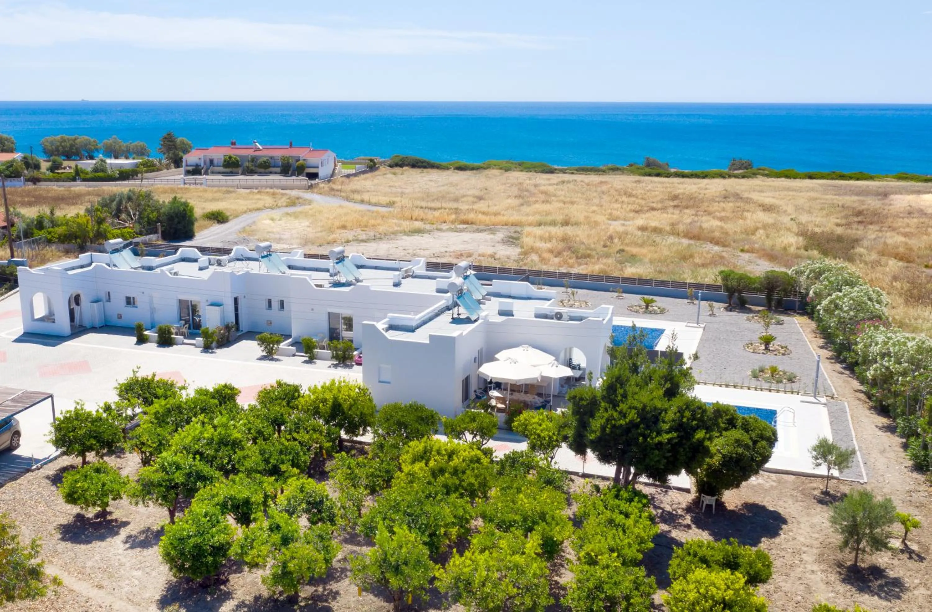 Bird's eye view in Aegean Horizon apartments