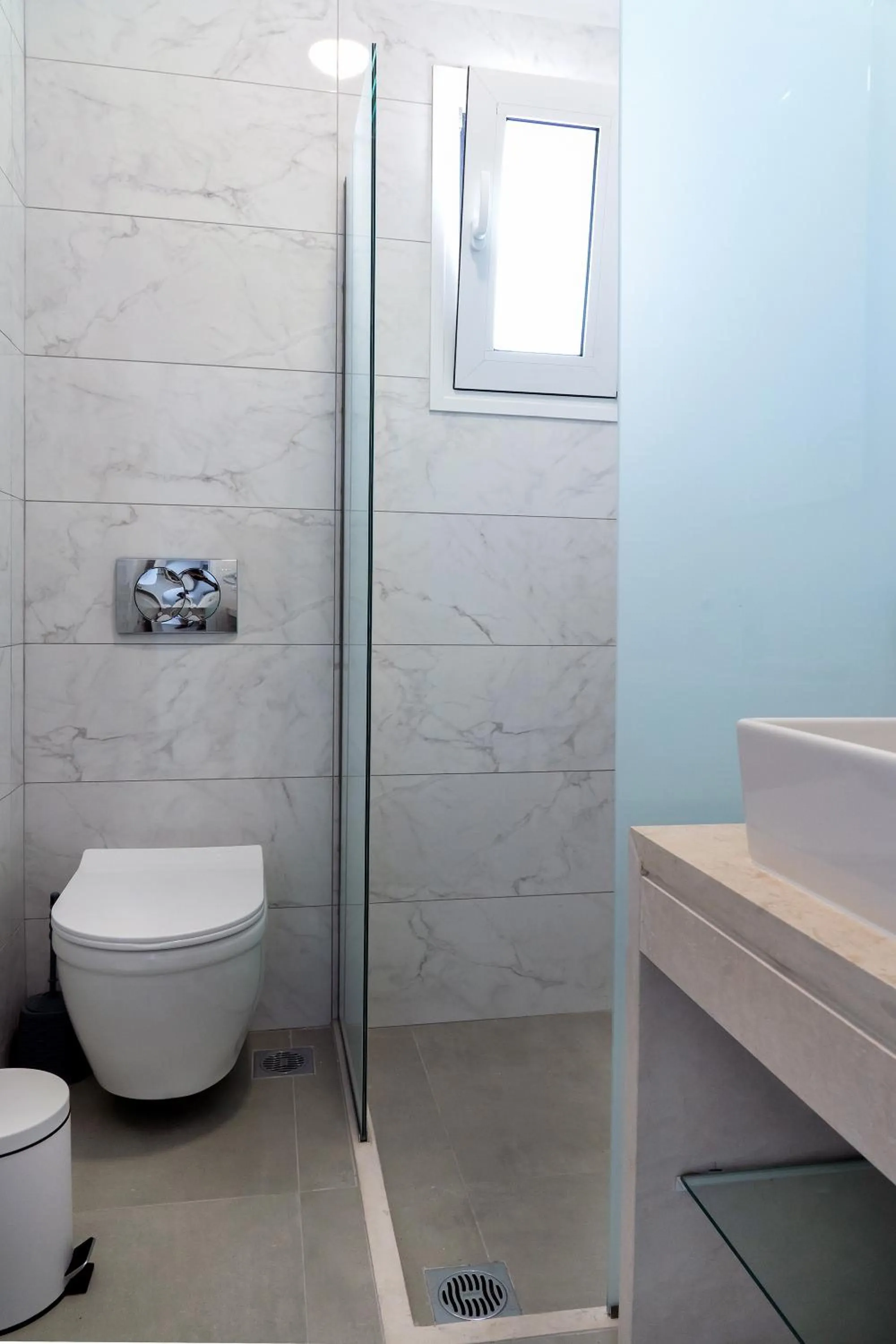 Bathroom in Aegean Horizon apartments