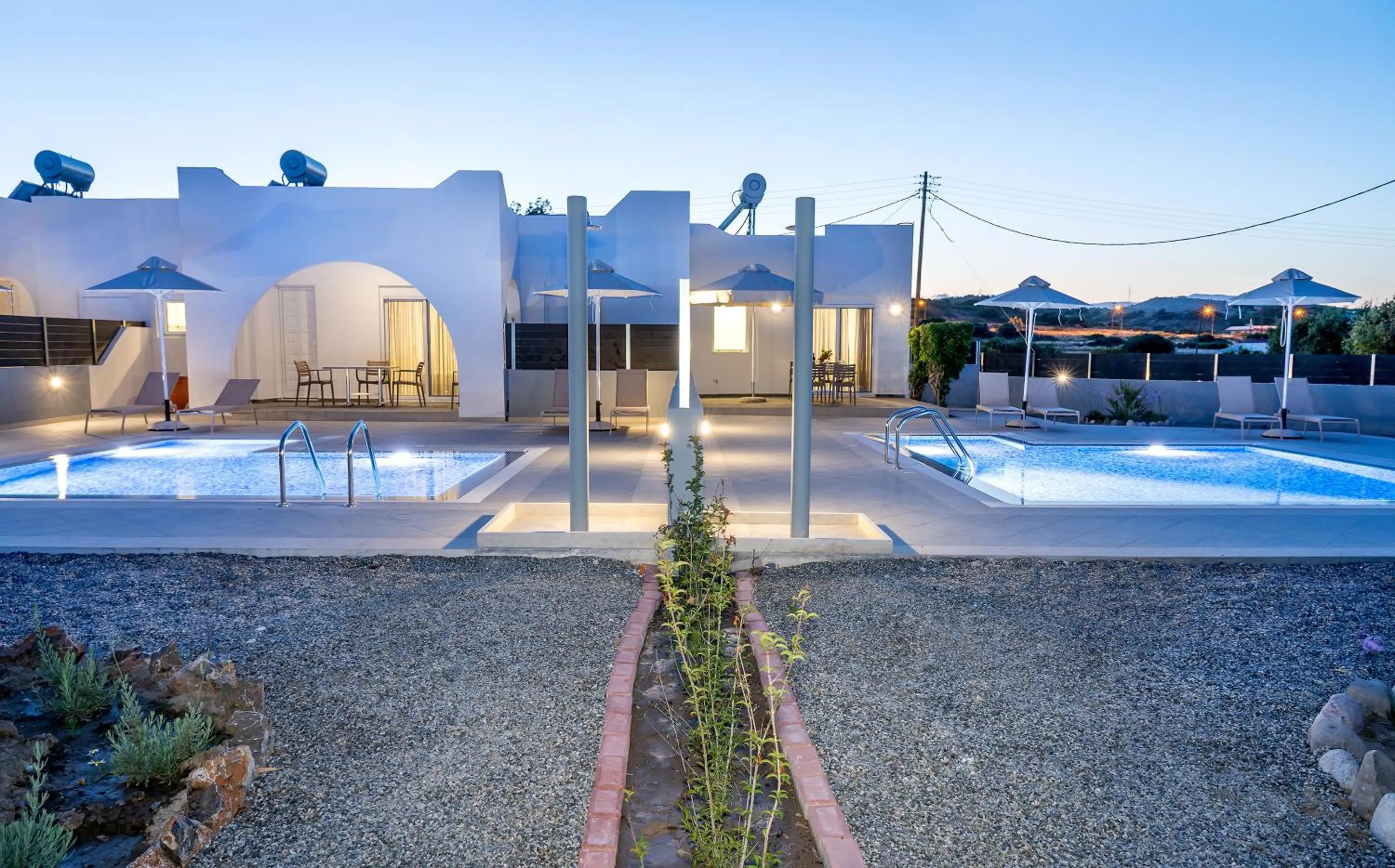 Garden in Aegean Horizon apartments