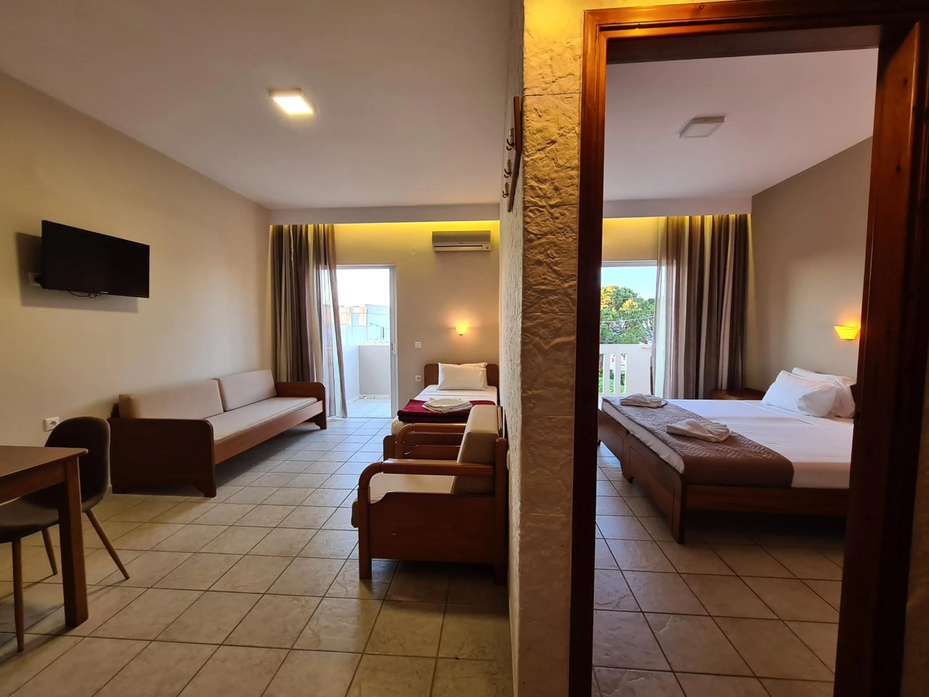 Bed in Abella Hotel