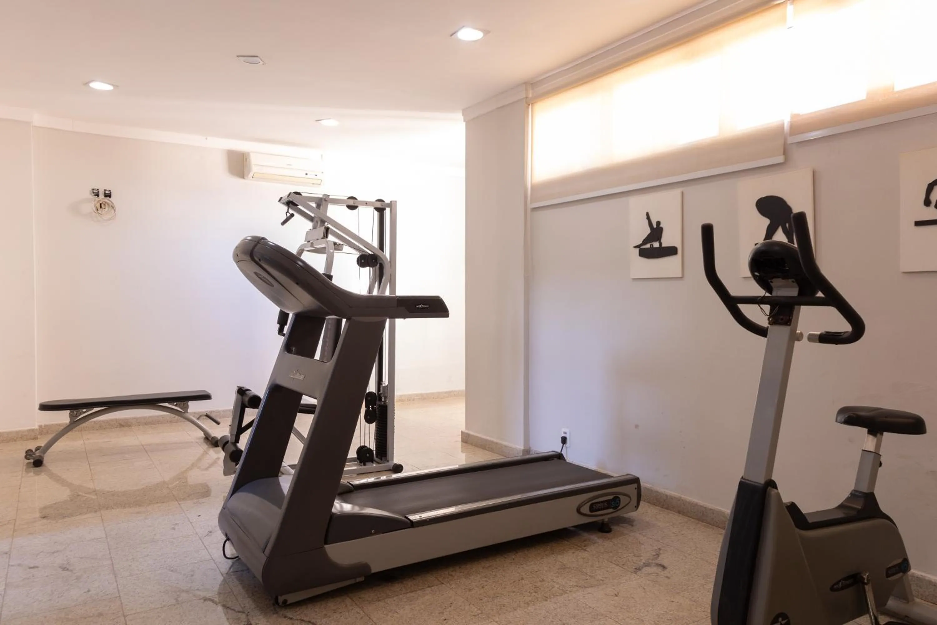 Fitness centre/facilities in BOMBONATO HOTEL - Fácil Acesso ao Aeroporto e parque de Exposições ABCZ