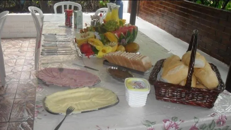 Buffet breakfast in Ronaldo's Pousada