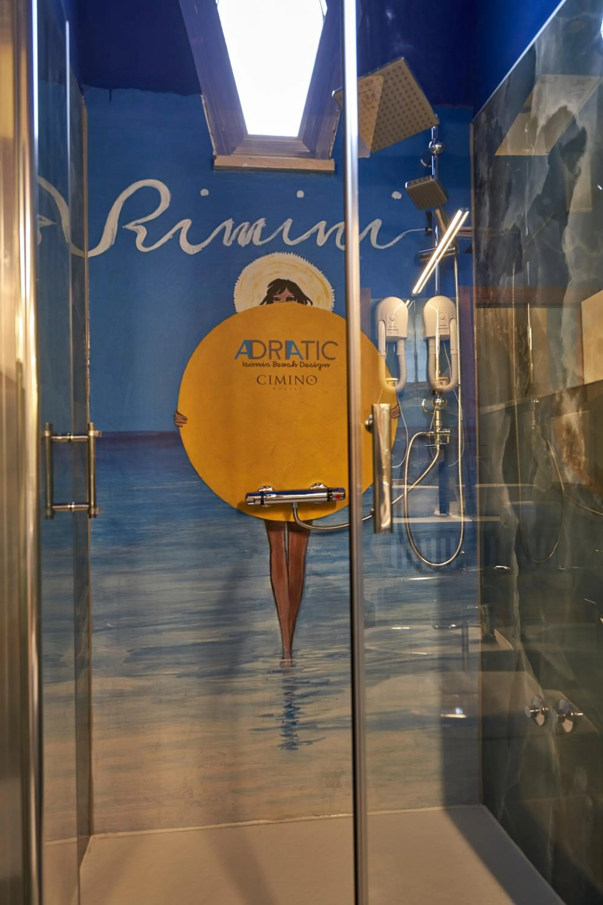 Shower in Hotel Adriatica sul Mare