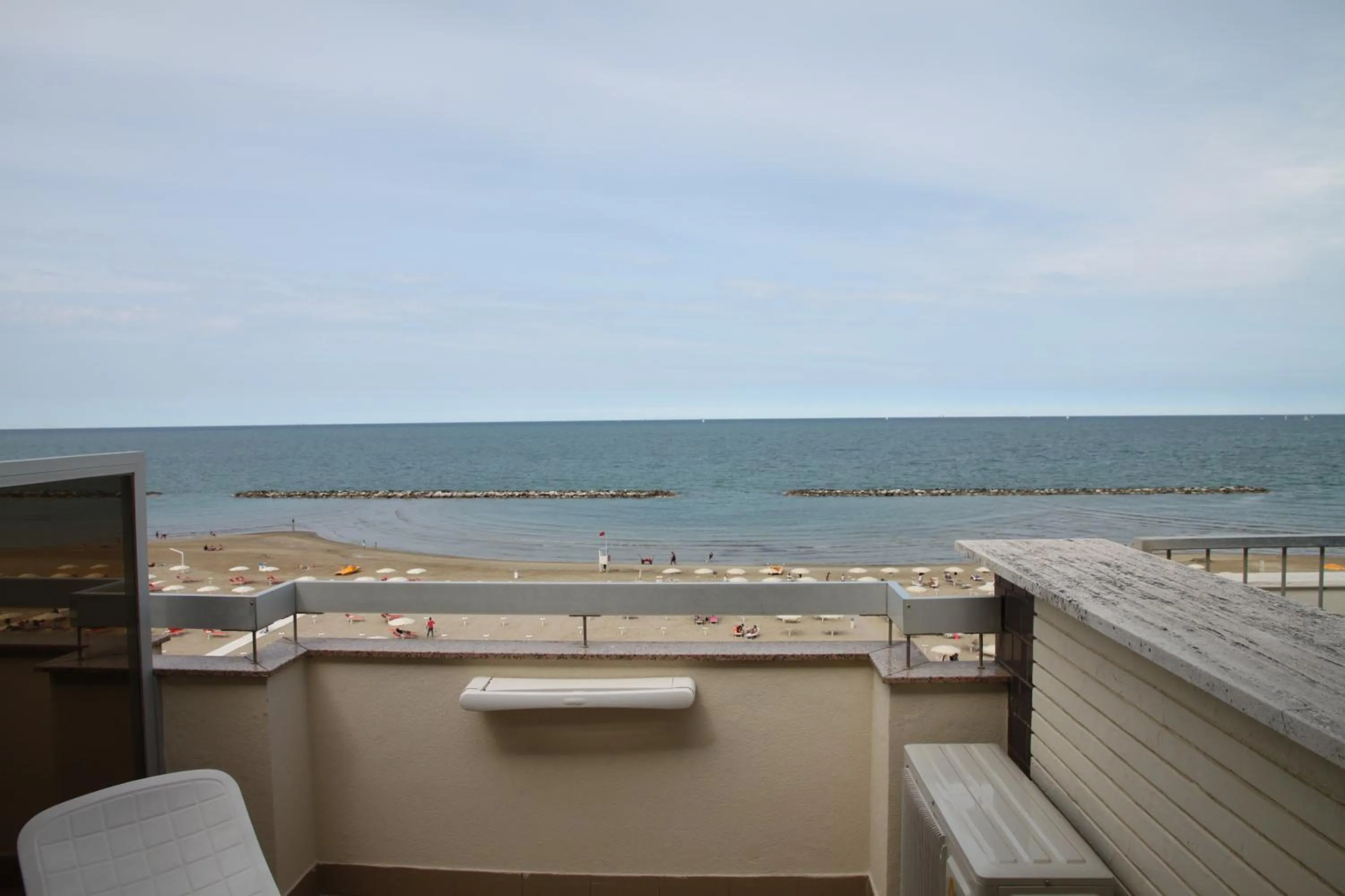 Balcony/Terrace in Hotel Adriatica sul Mare